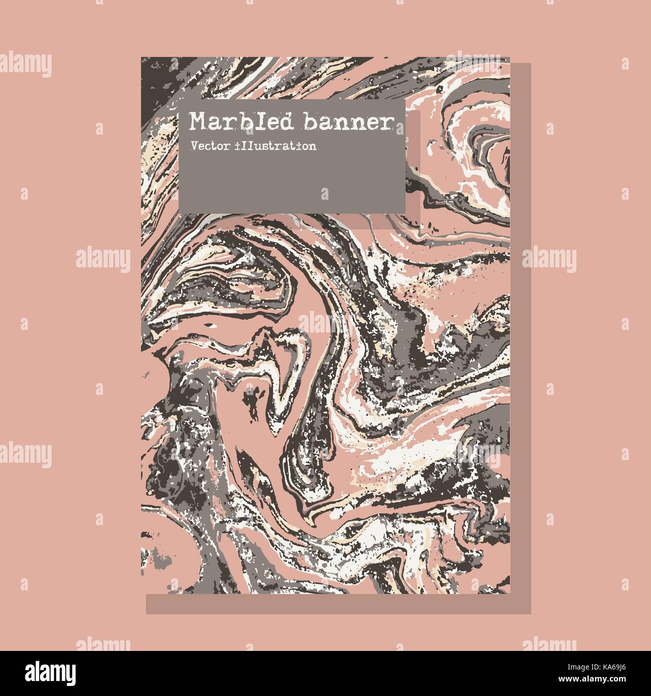 Marbled pink and gray abstract background. Liquid marble pattern ...