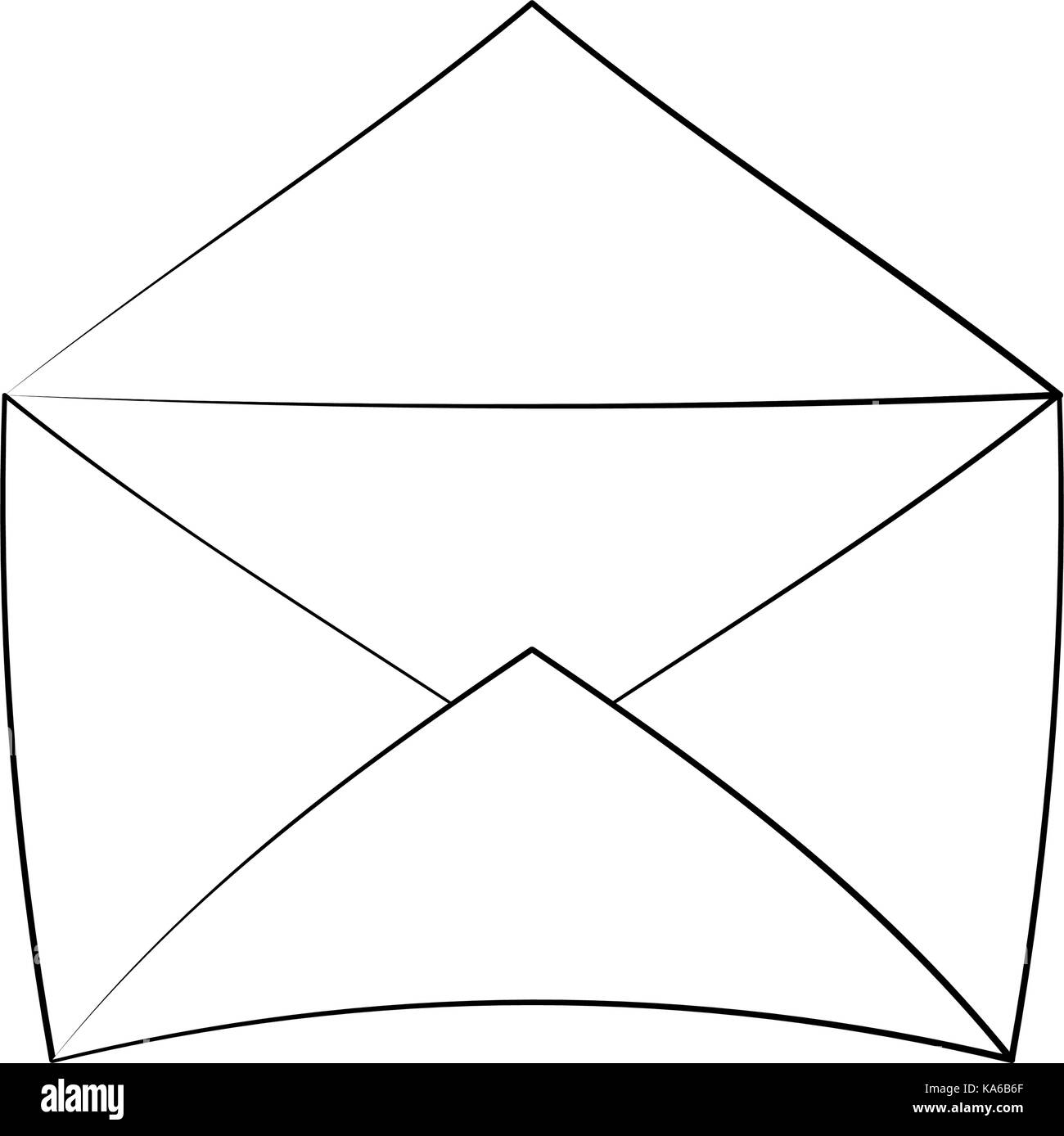 envelope open mail Stock Vector Image & Art - Alamy