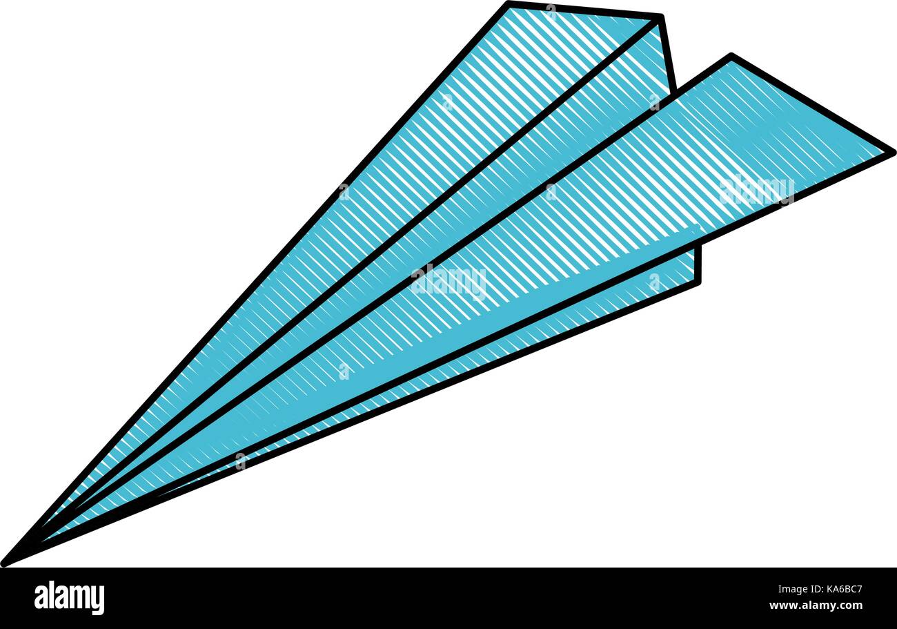 flight paper plane Stock Vector Image & Art - Alamy