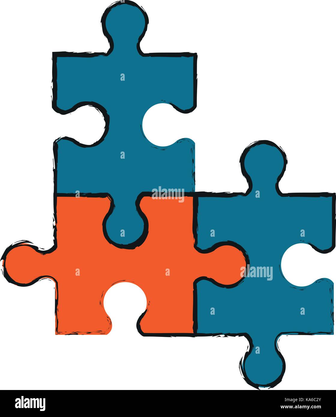 Jigsaw Puzzle Infographic Template High Resolution Stock Photography ...