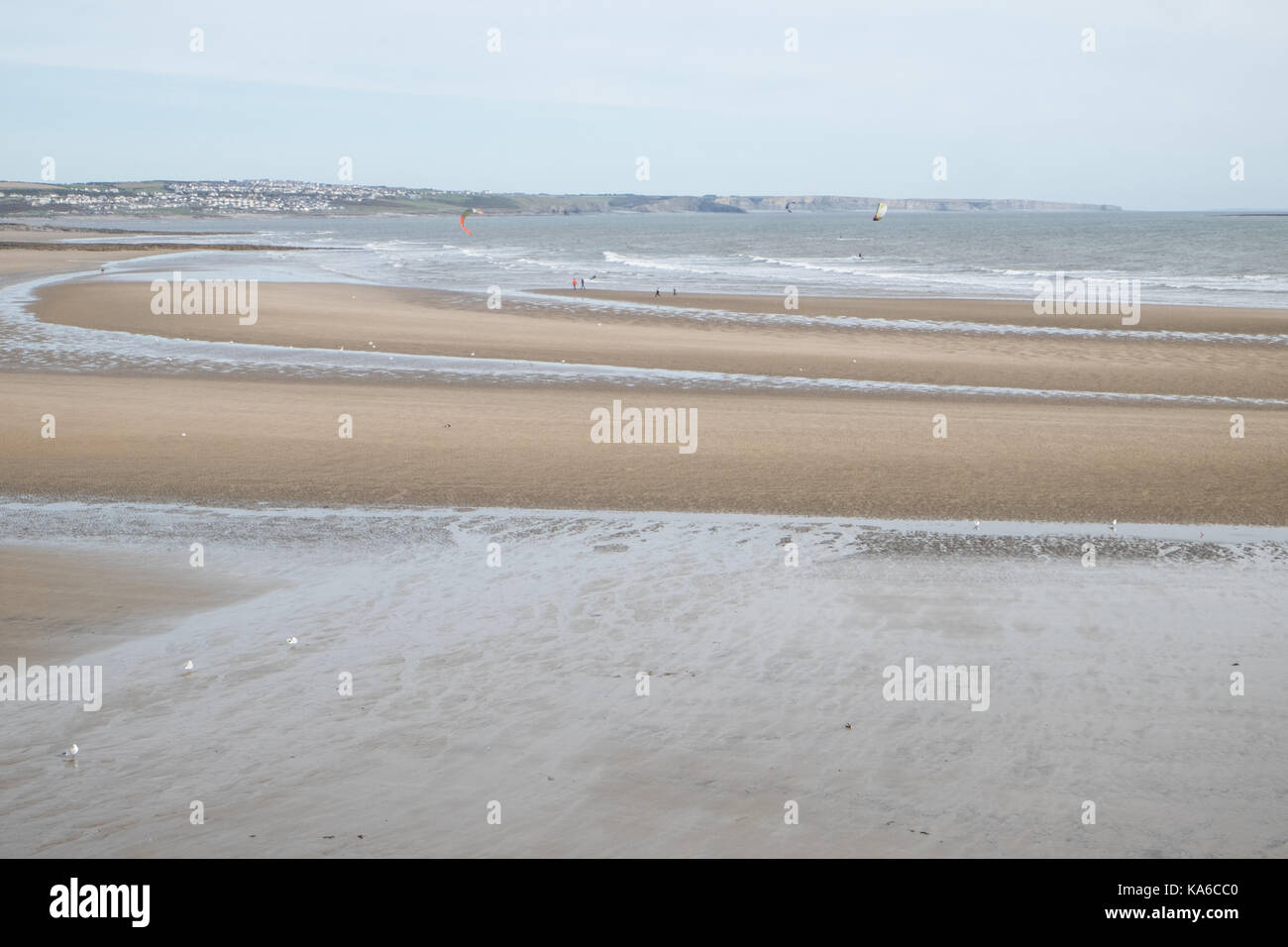 Porthcawl,coast,coastal,seaside,resort,town,Bridgend,South,Wales,Welsh,U.K.,UK,Europe, Stock Photo