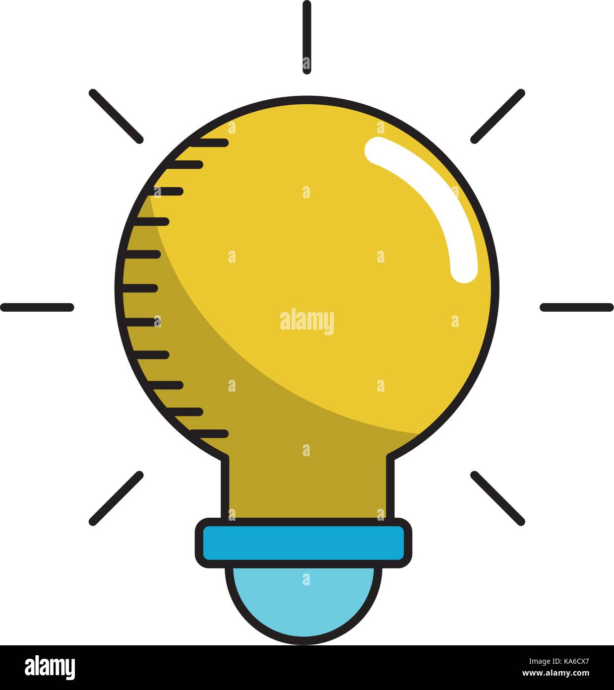 light bulb idea to creative design Stock Vector Image & Art - Alamy