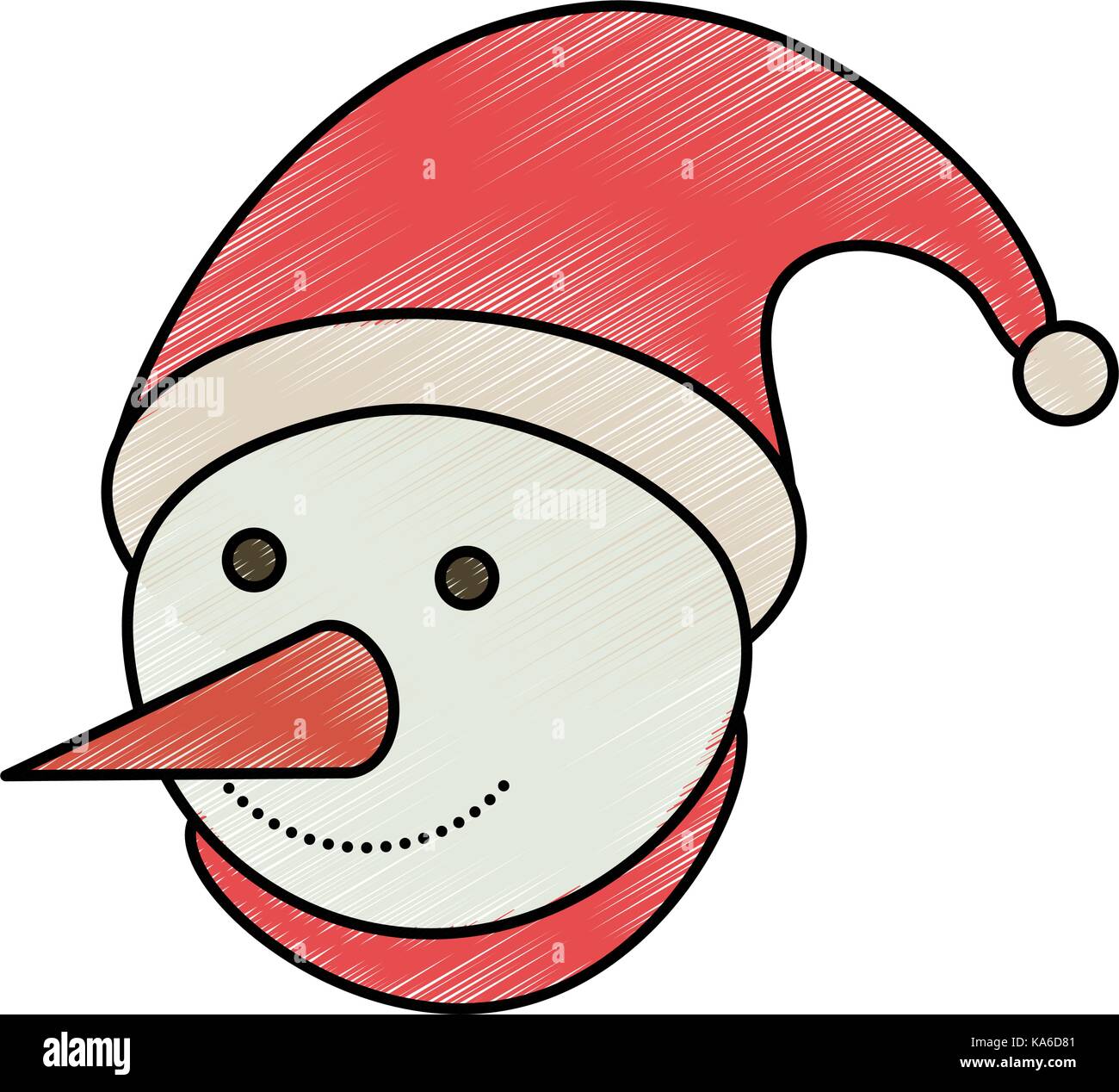snowman christmas related icon image Stock Vector Image & Art - Alamy