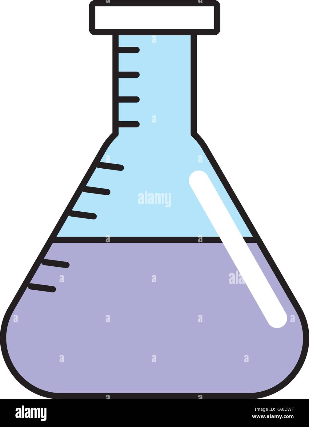 Erlenmeyer flask Stock Vector Images Alamy