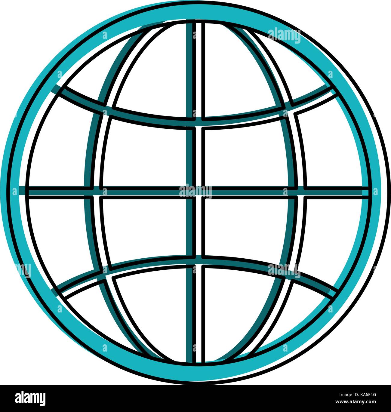earth globe diagram icon image Stock Vector Image & Art - Alamy