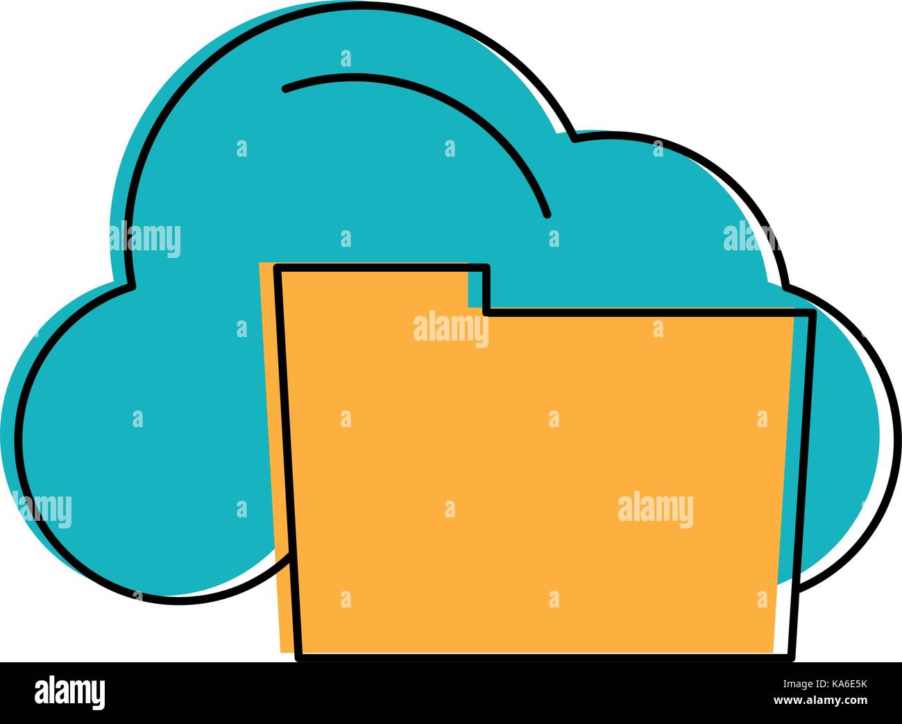 cloud storage icon image Stock Vector Image & Art - Alamy