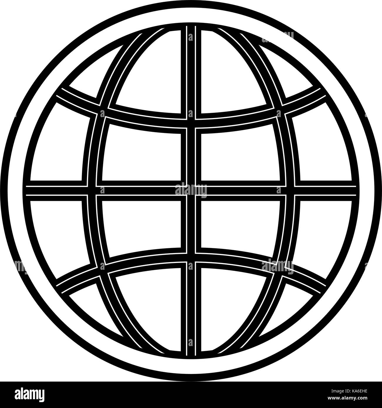earth globe diagram icon image Stock Vector Image & Art - Alamy