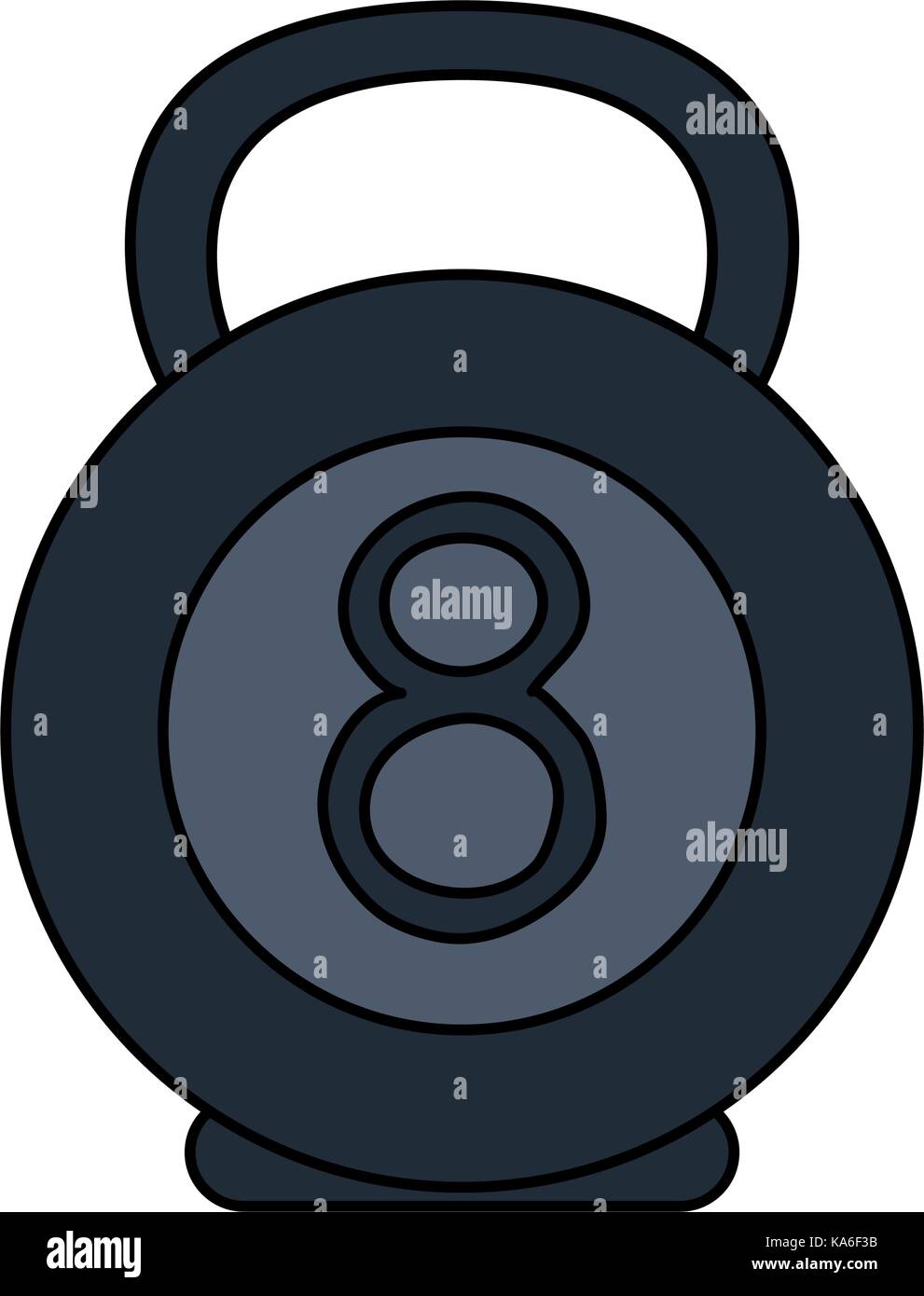 kettlebell weight lifting icon image Stock Vector Image & Art - Alamy
