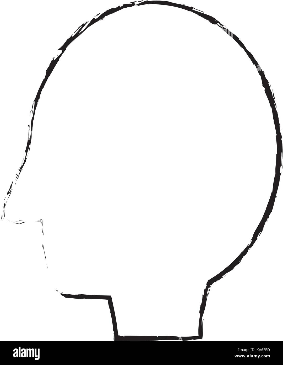 figure side man head design Stock Vector Image & Art Alamy