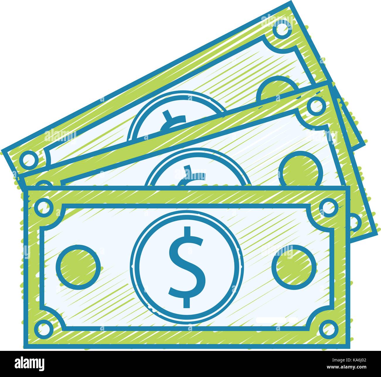 bills dollar cash money to commercial economy Stock Vector Image & Art ...