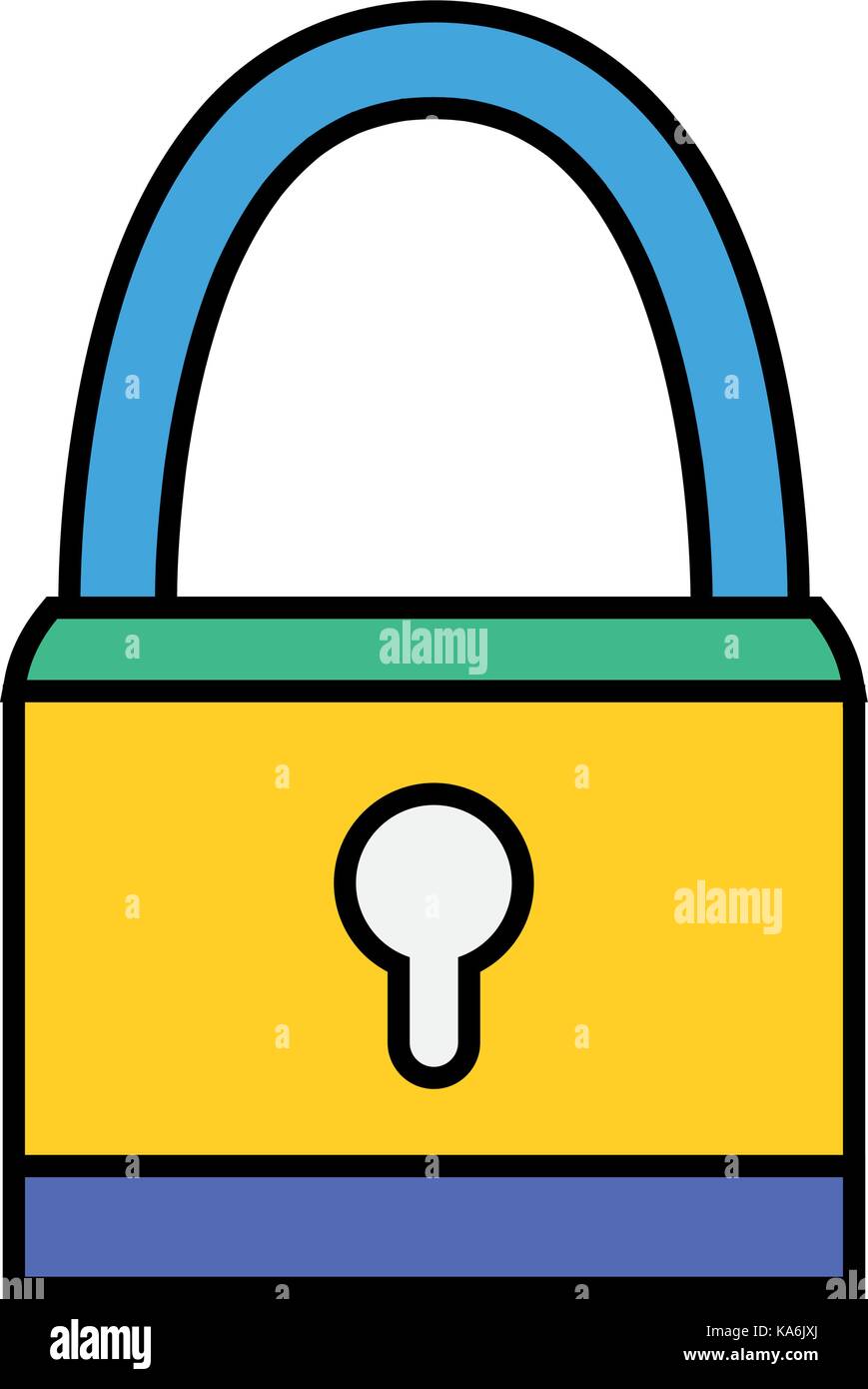 padlock object security symbol design Stock Vector Image & Art - Alamy