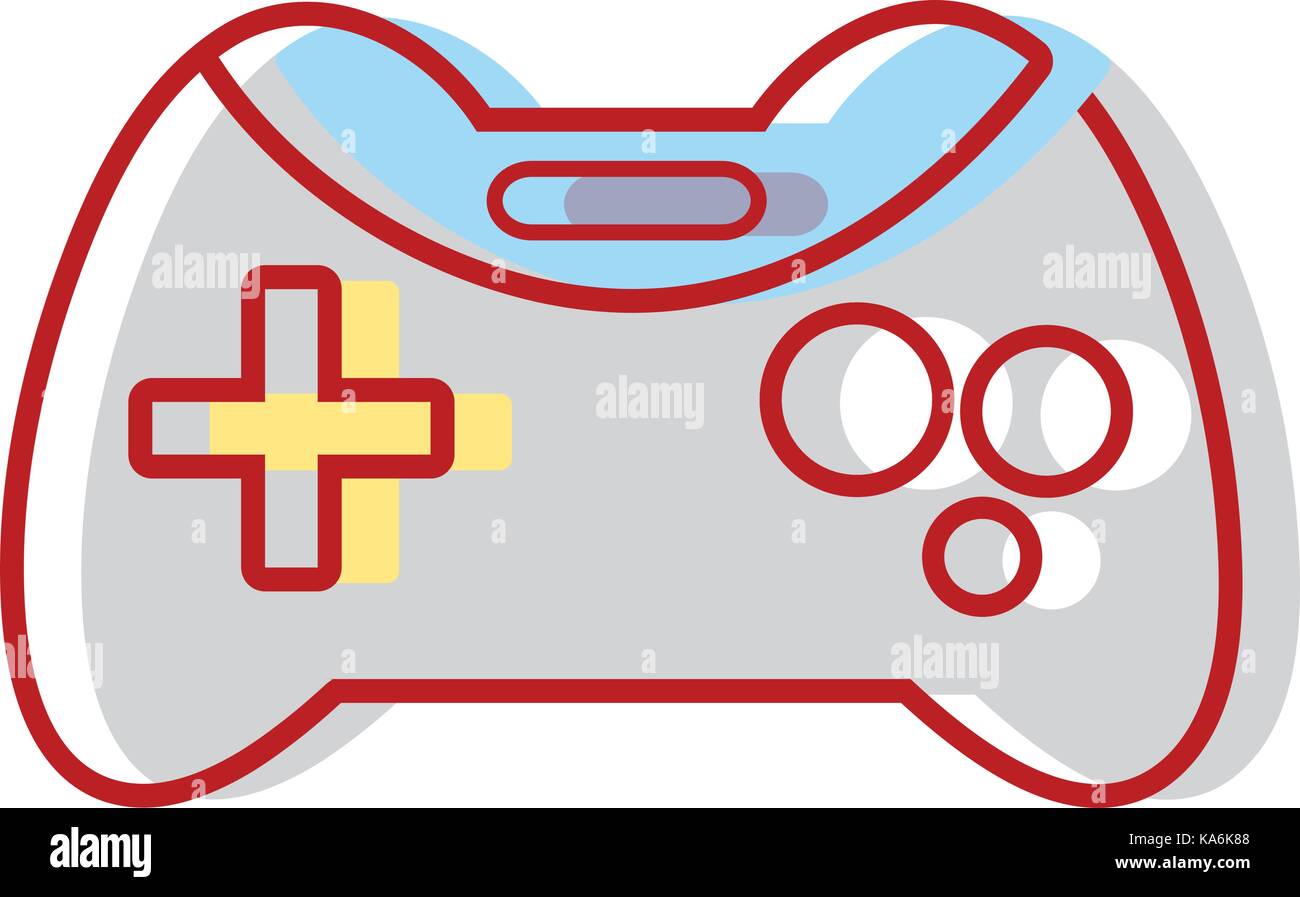 videogame console technology object to play Stock Vector Image & Art ...