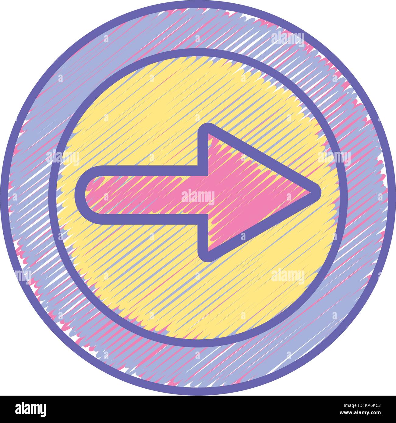 arrow symbol icon mobile sign Stock Vector Image & Art - Alamy