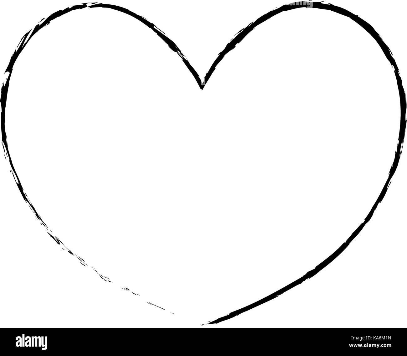 figure heart symbol of love and passion icon Stock Vector Image & Art ...