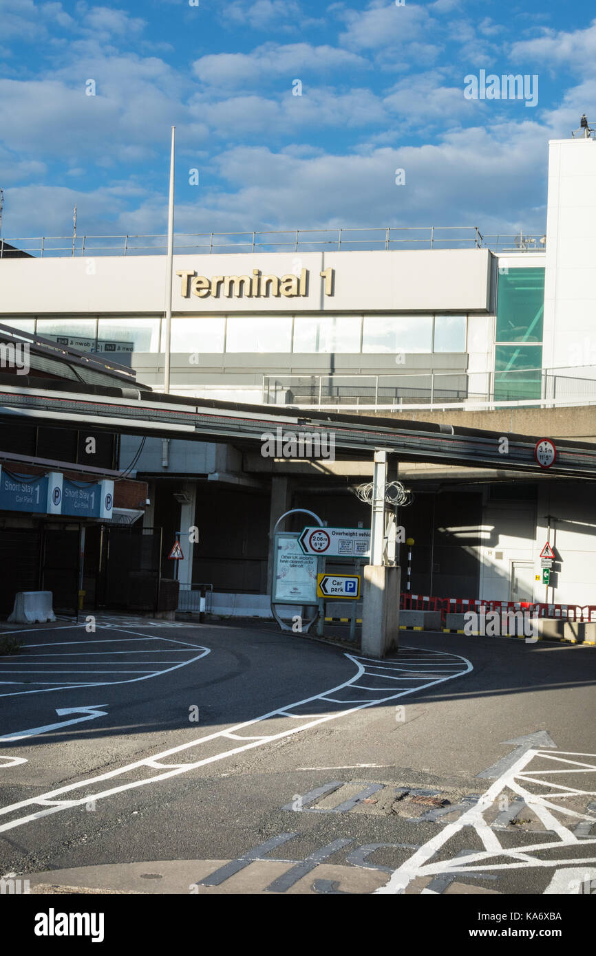 The now disused Terminal 1 building at Heathrow Airport, London, UK