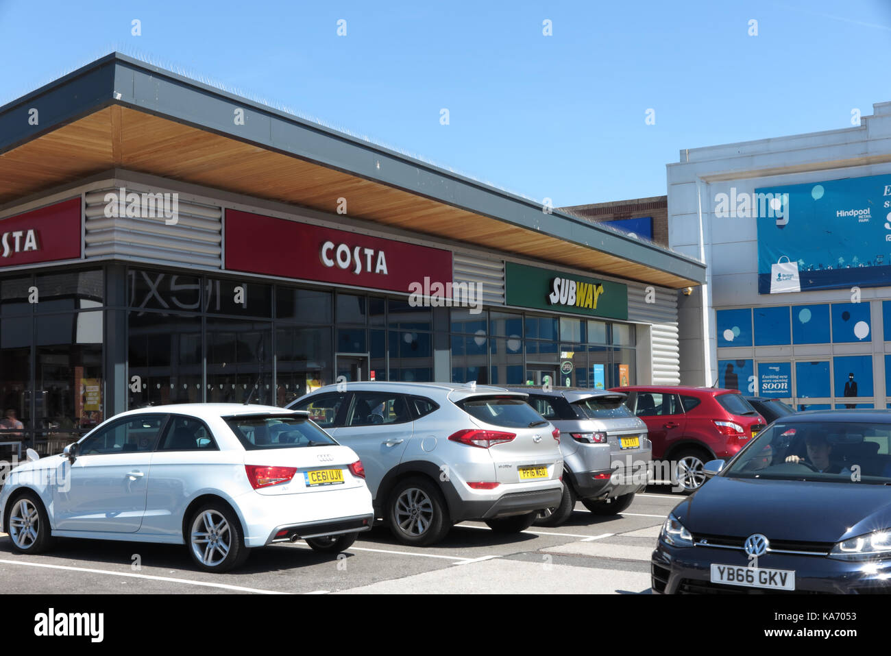 Costa Coffee outlet, Barrow-in-Furness Stock Photo