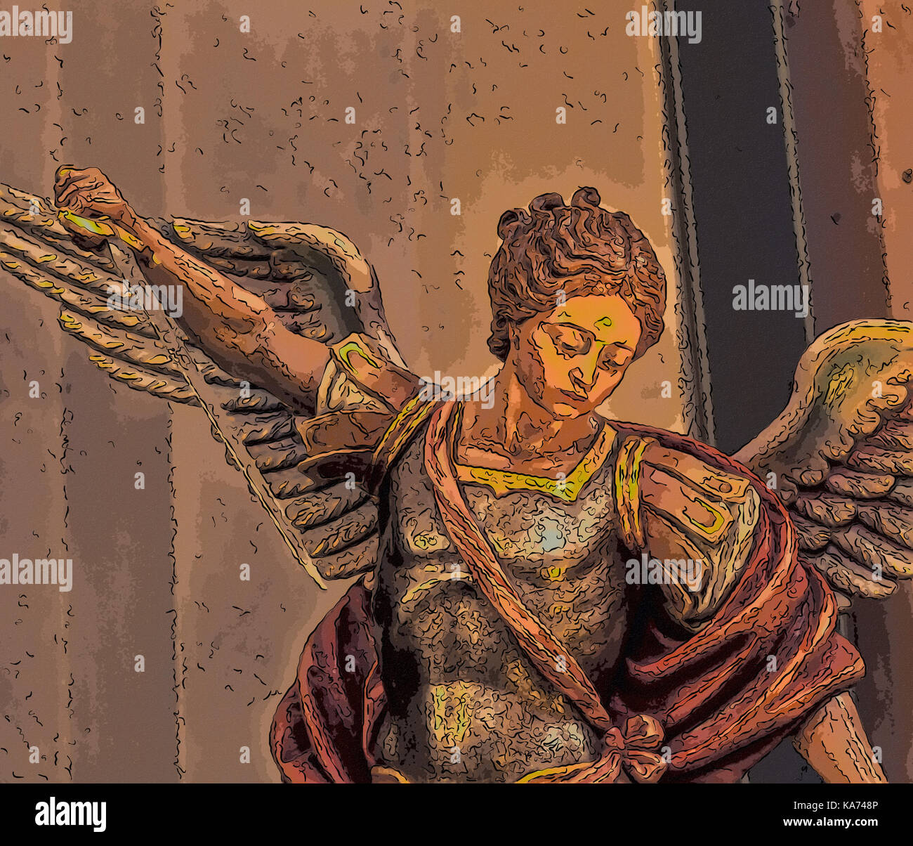 The sword of the Archangel Michael Stock Photo Alamy