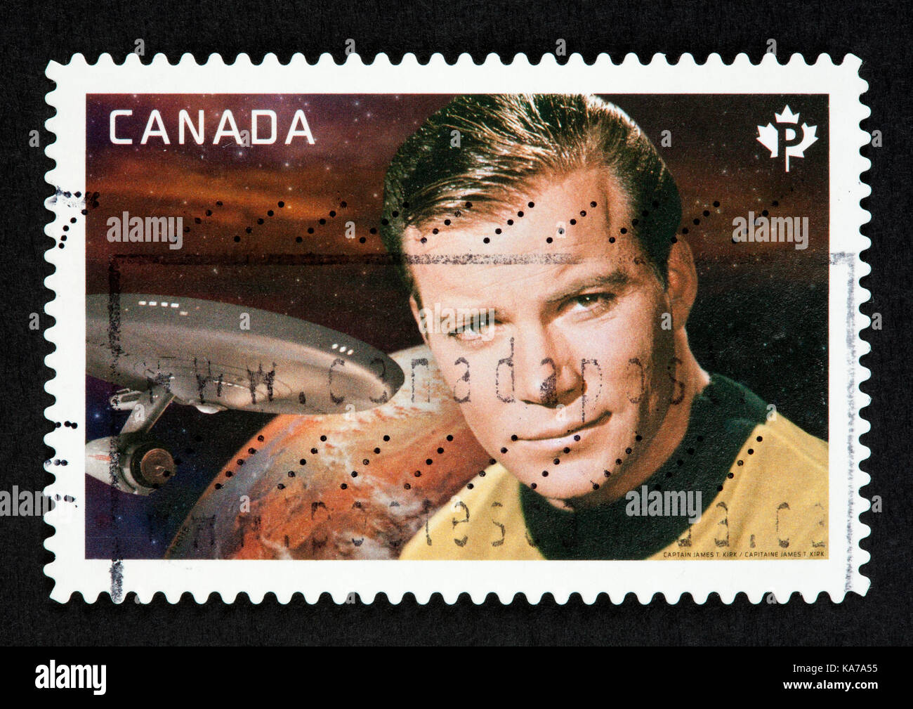 Canadian postage stamp Stock Photo