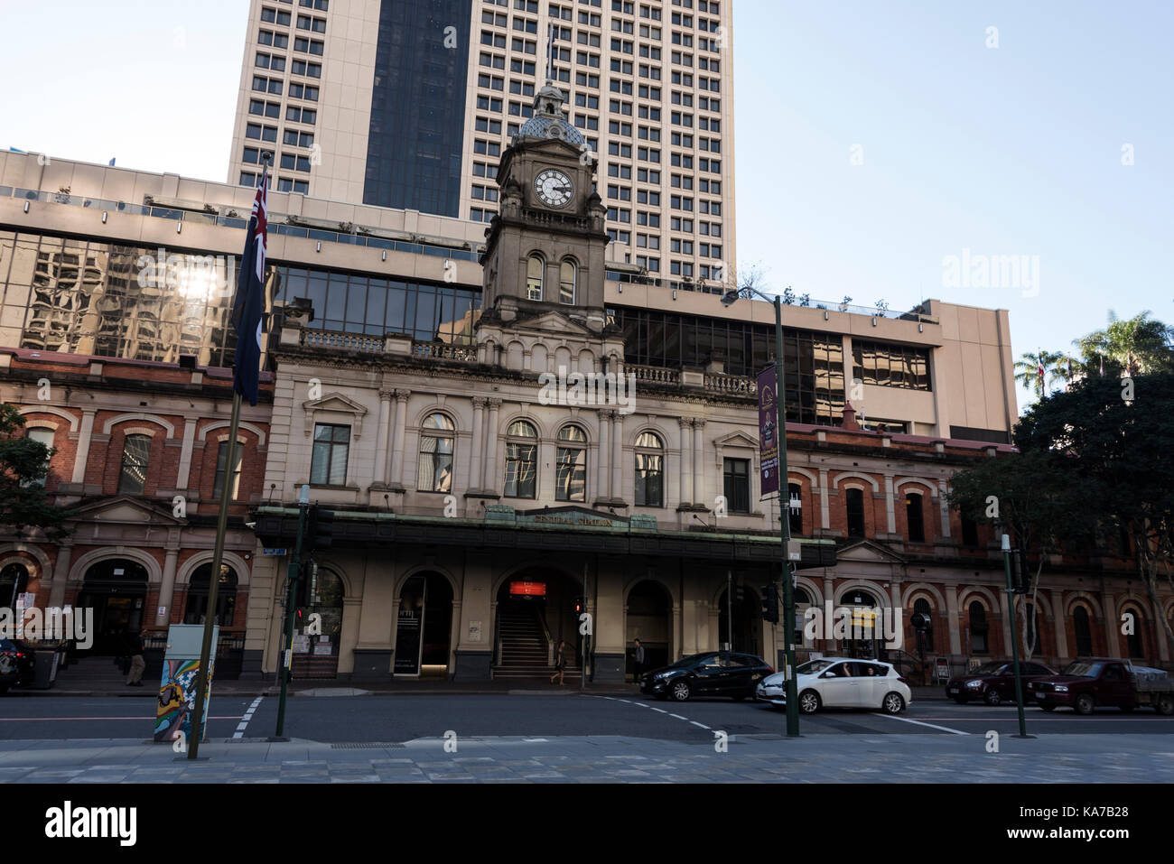 Brisbane central railway station in Ann Street, Brisbane, Queensland, Australia Stock Photo Alamy