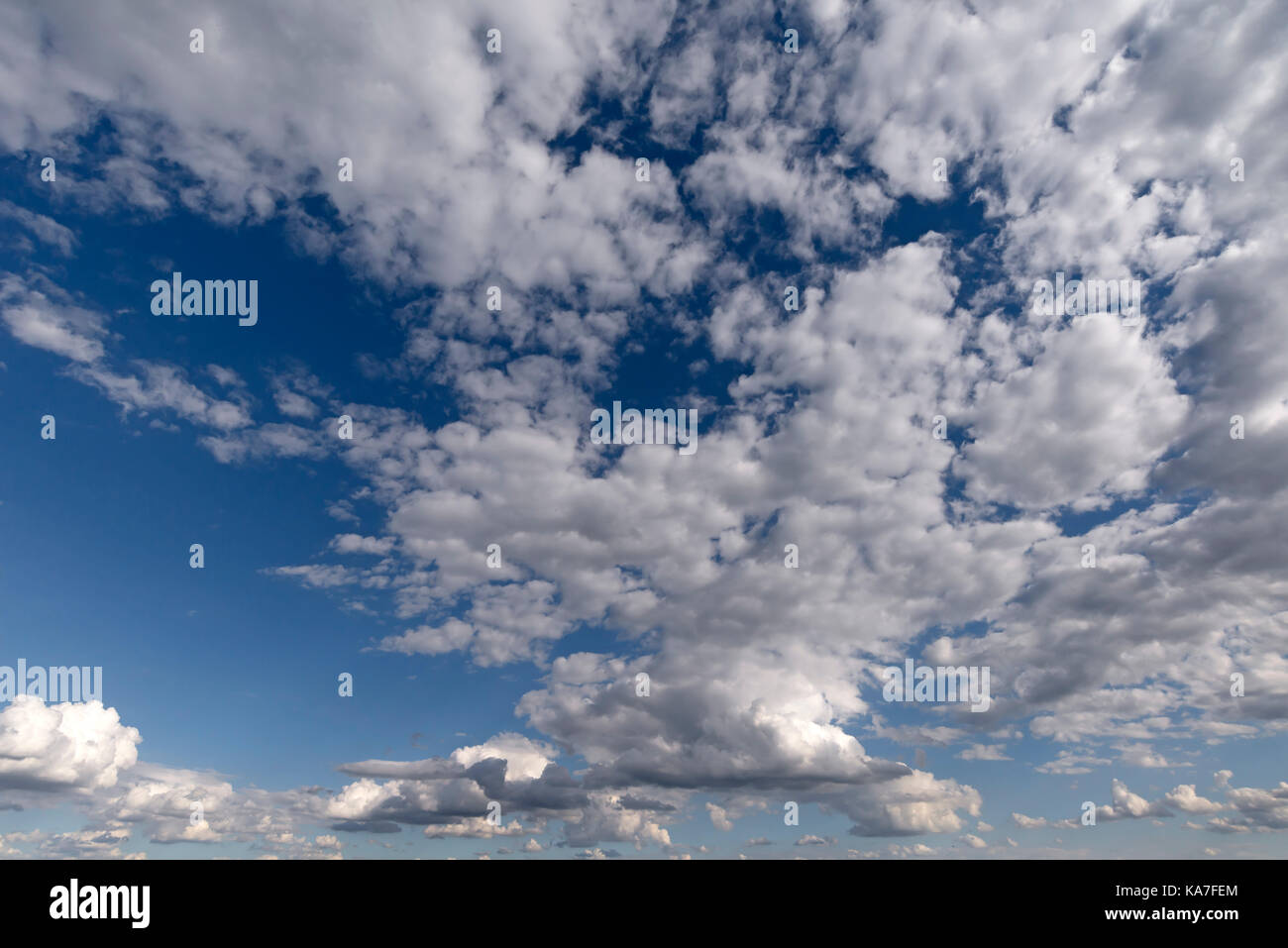 Stratocumulus Cloud, Schleswig-Holstein, Germany Stock Photo