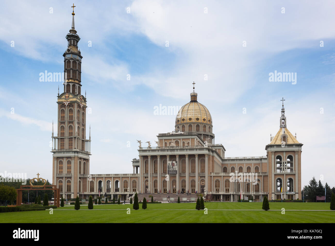 Basilica of Our Lady of Sorrows, Queen of Poland, in Licheń Stock Photo