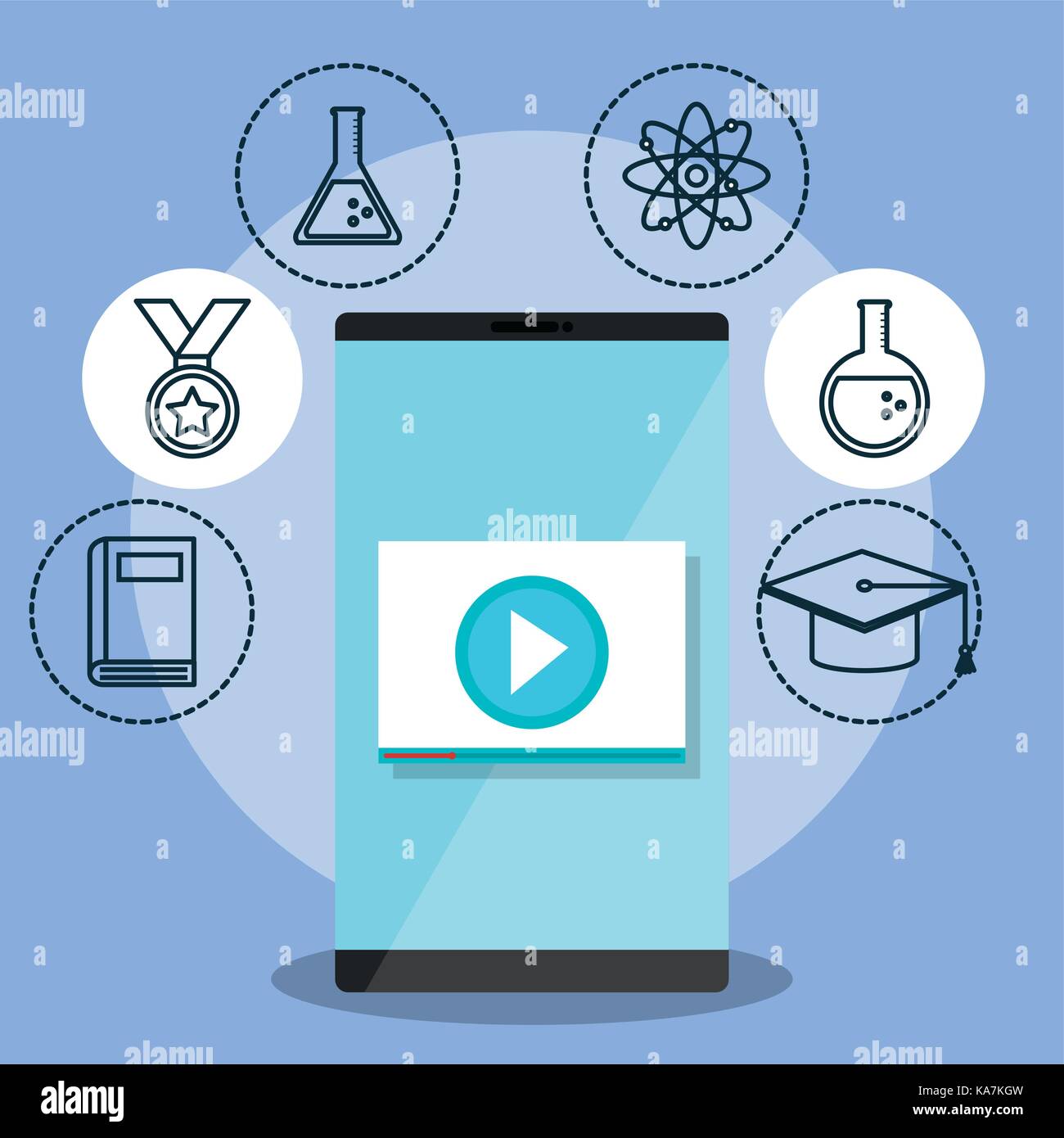 online education set icons Stock Vector Image & Art - Alamy