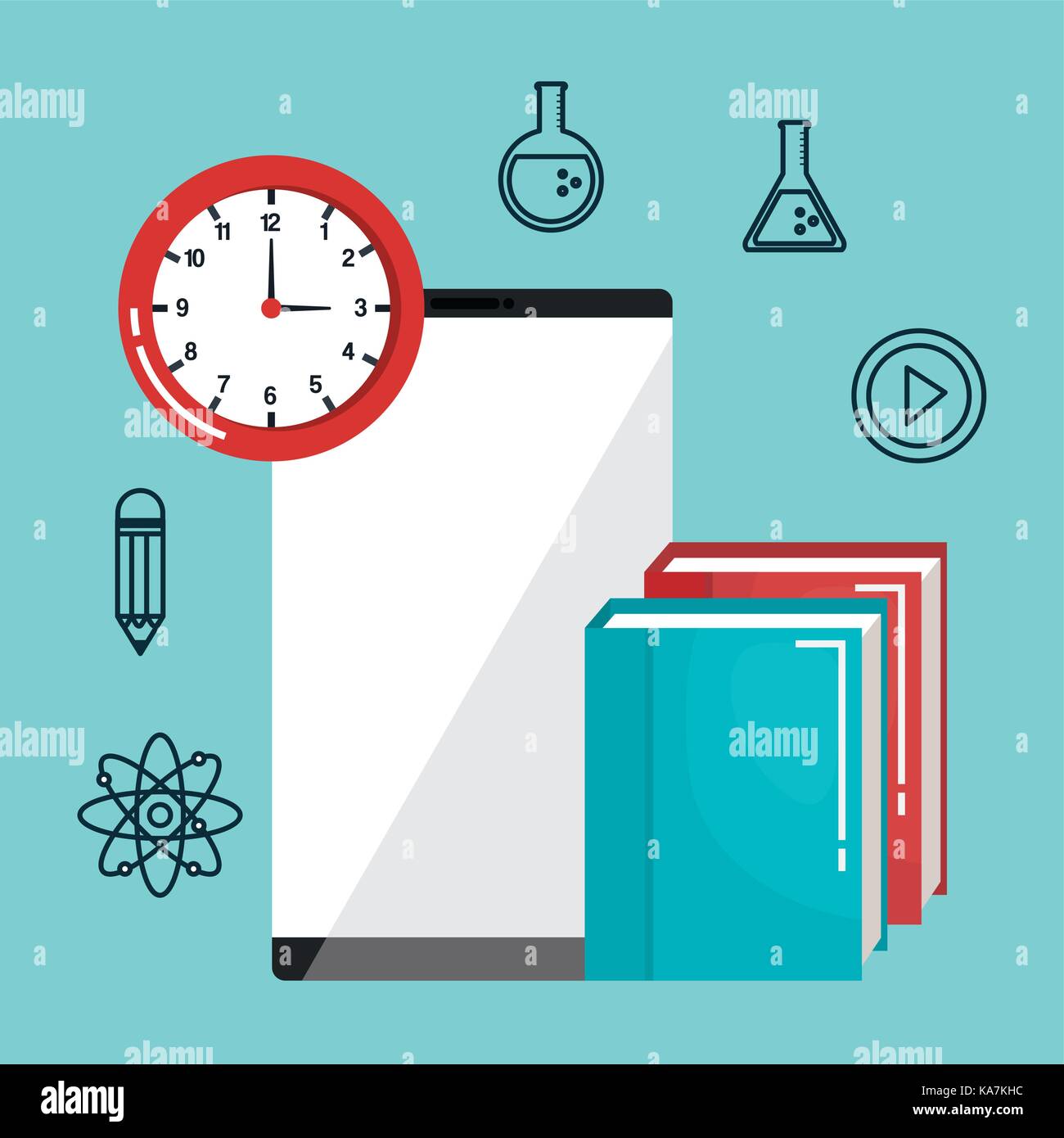 online education set icons Stock Vector Image & Art - Alamy