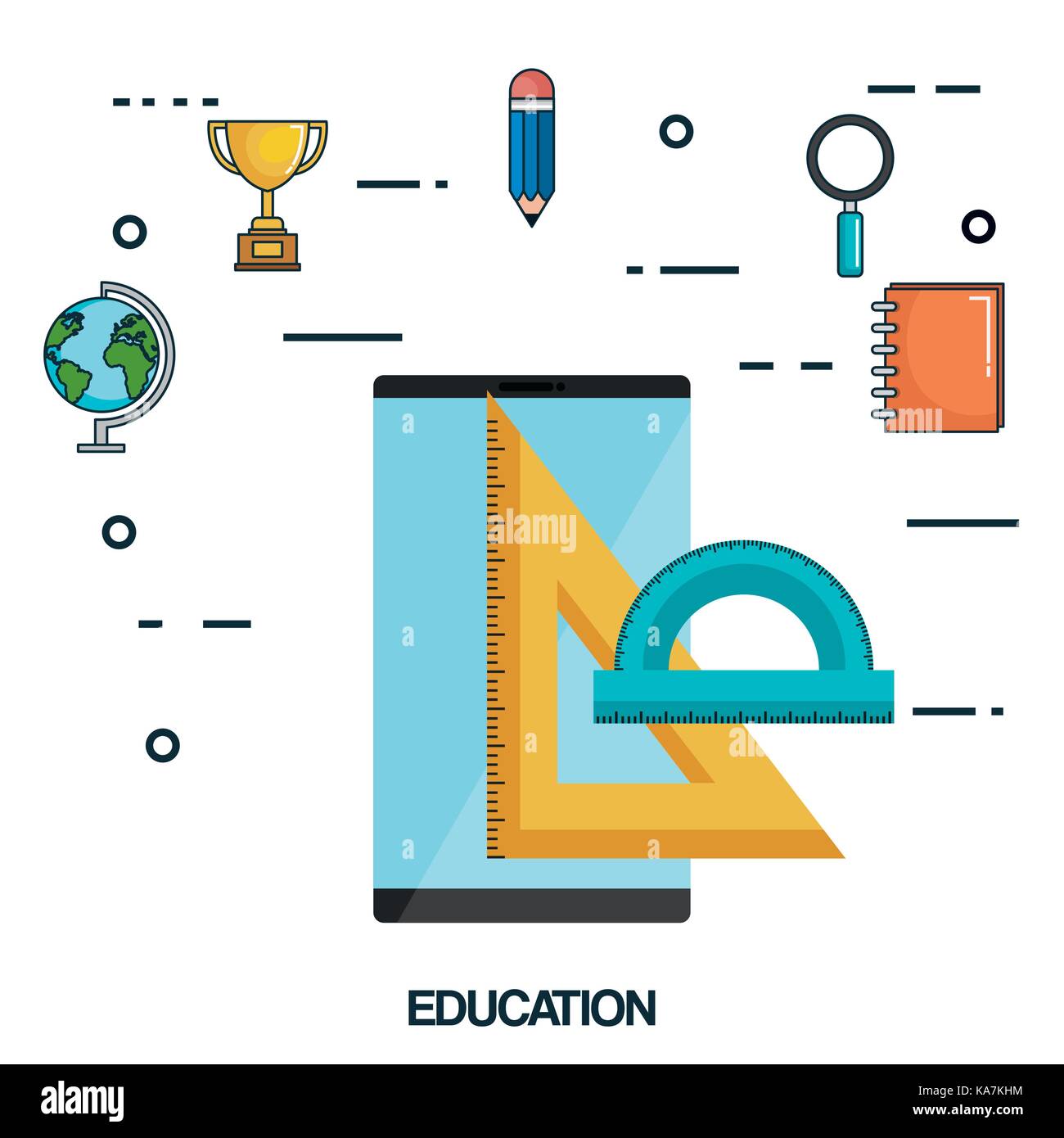 online education set icons Stock Vector Image & Art - Alamy