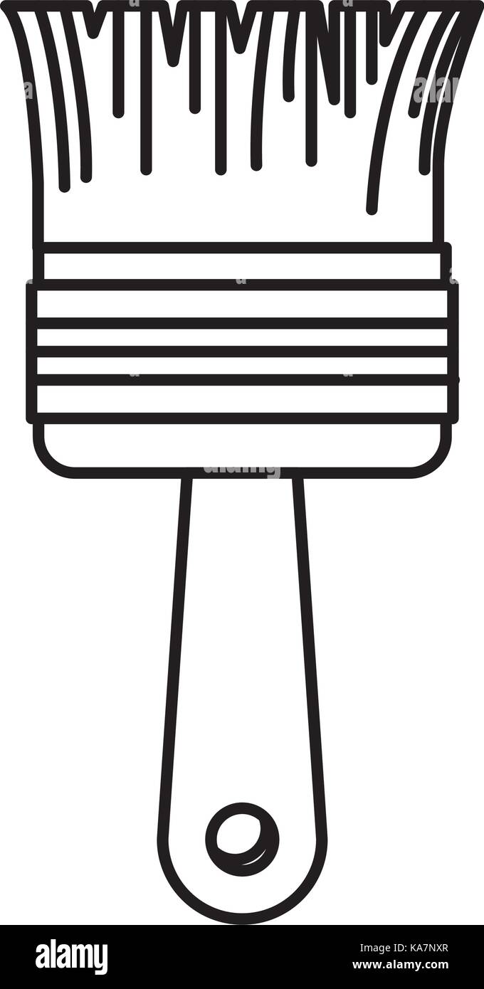 Paint Brush Silhouette