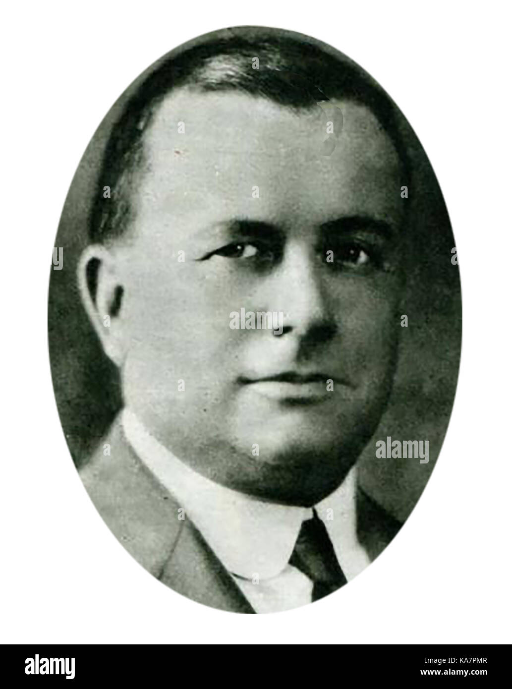 A 1930 portrait of Doctor Ellis Duncan, former coroner of Jefferson County, Kentucky, USA Stock Photo