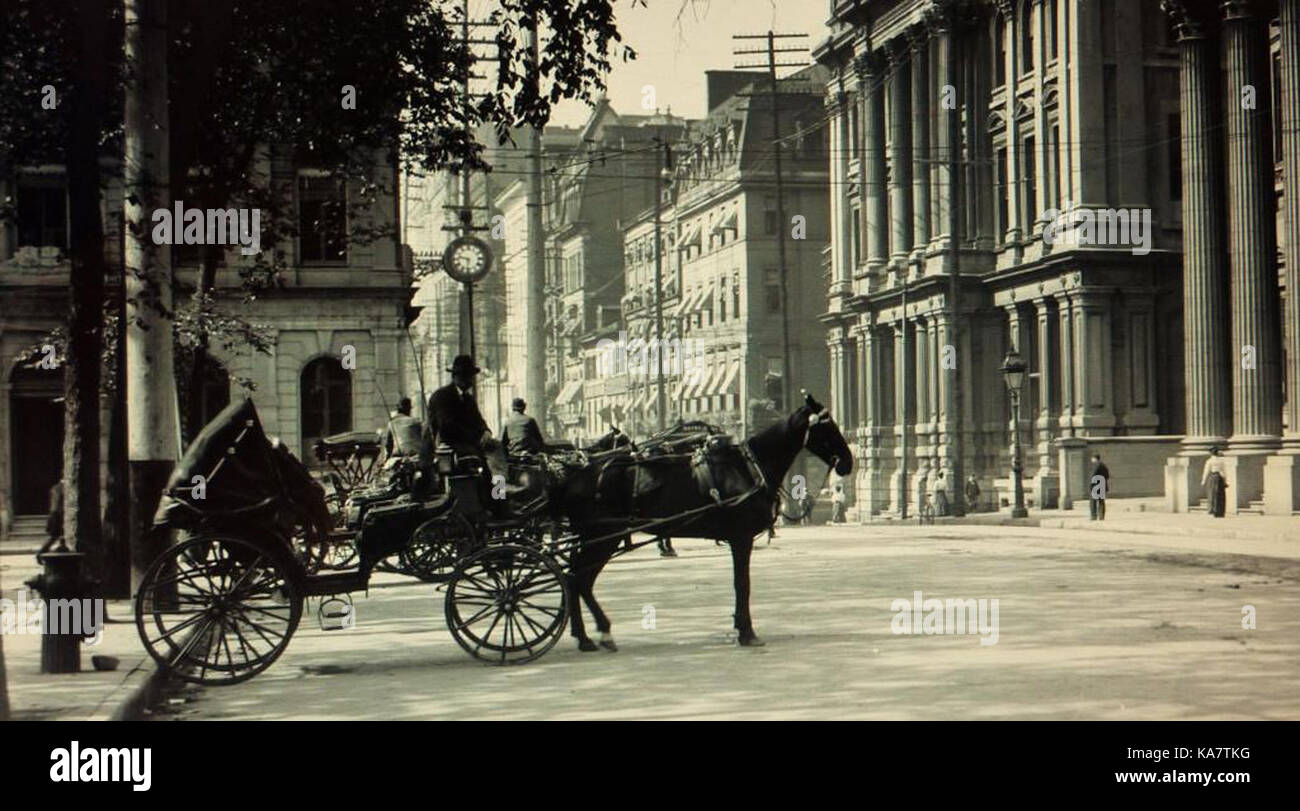 Rue Saint Jacques, Montreal, 1895 Stock Photo Alamy