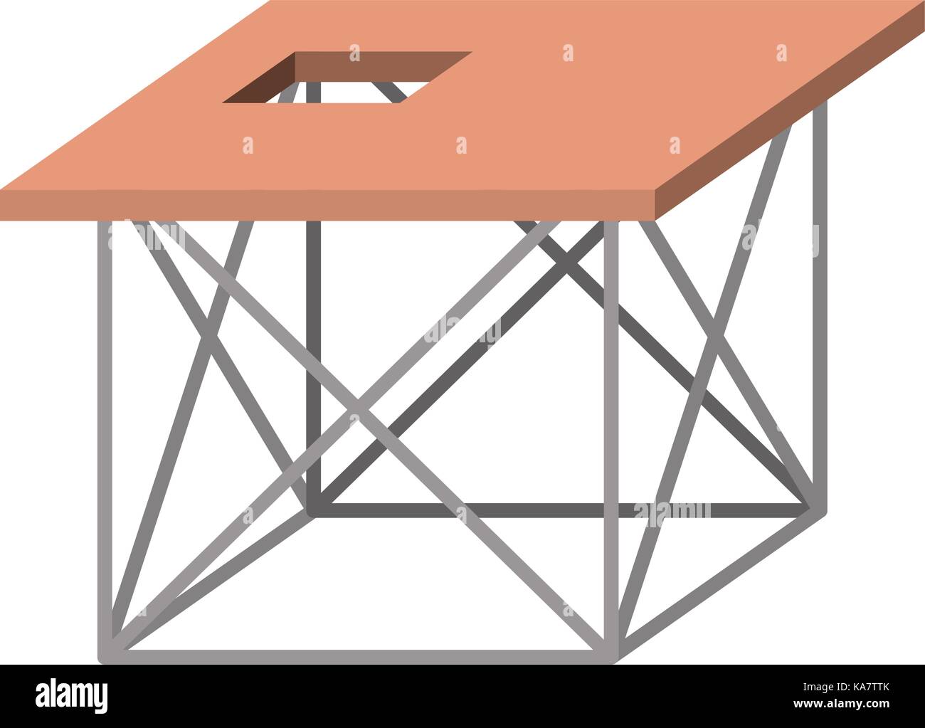 Under The Scaffold Stock Vector Images - Alamy