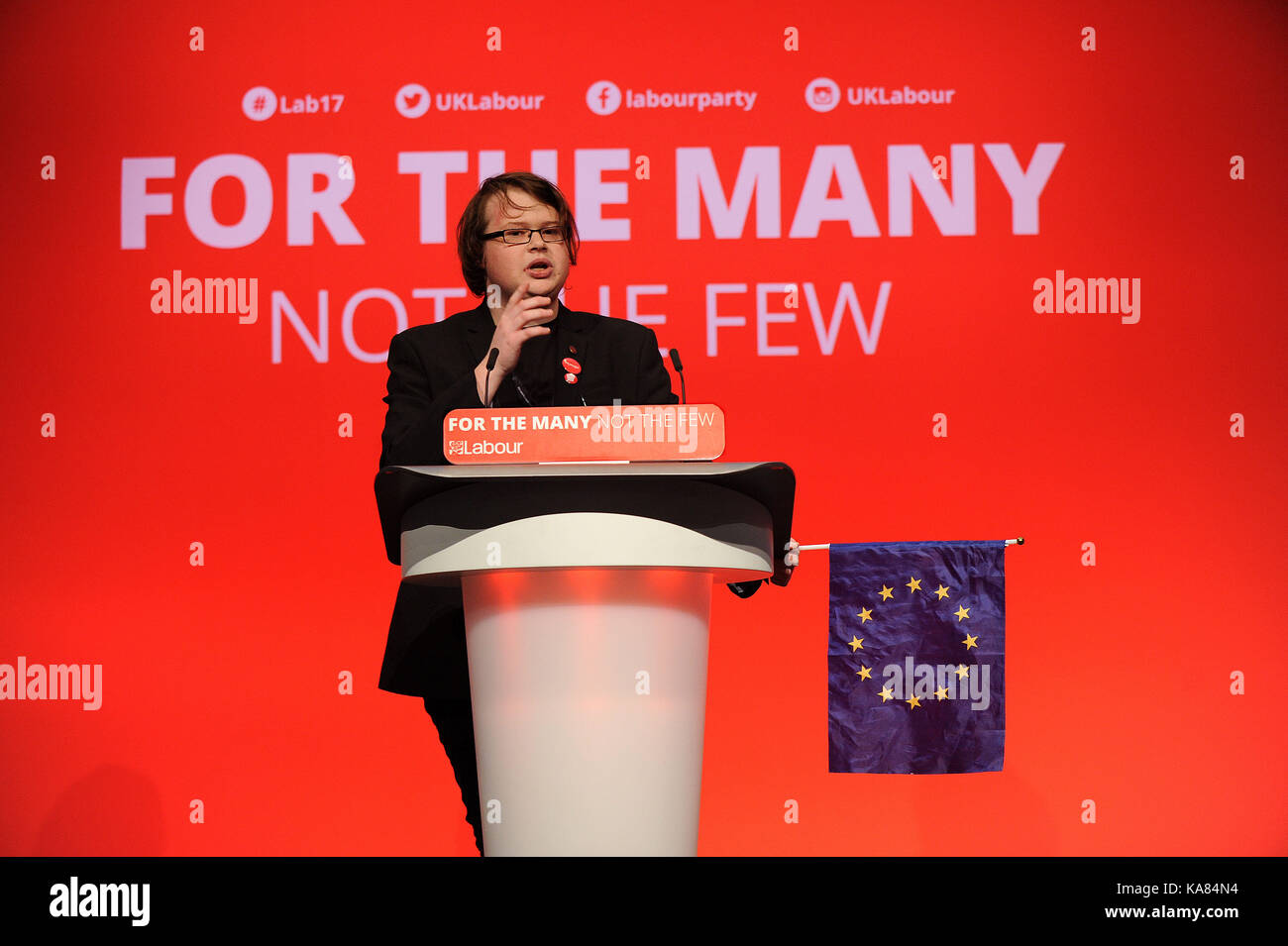 Brighton, UK. 25th Sep, 2017. A Constituency Labour Party Delegate