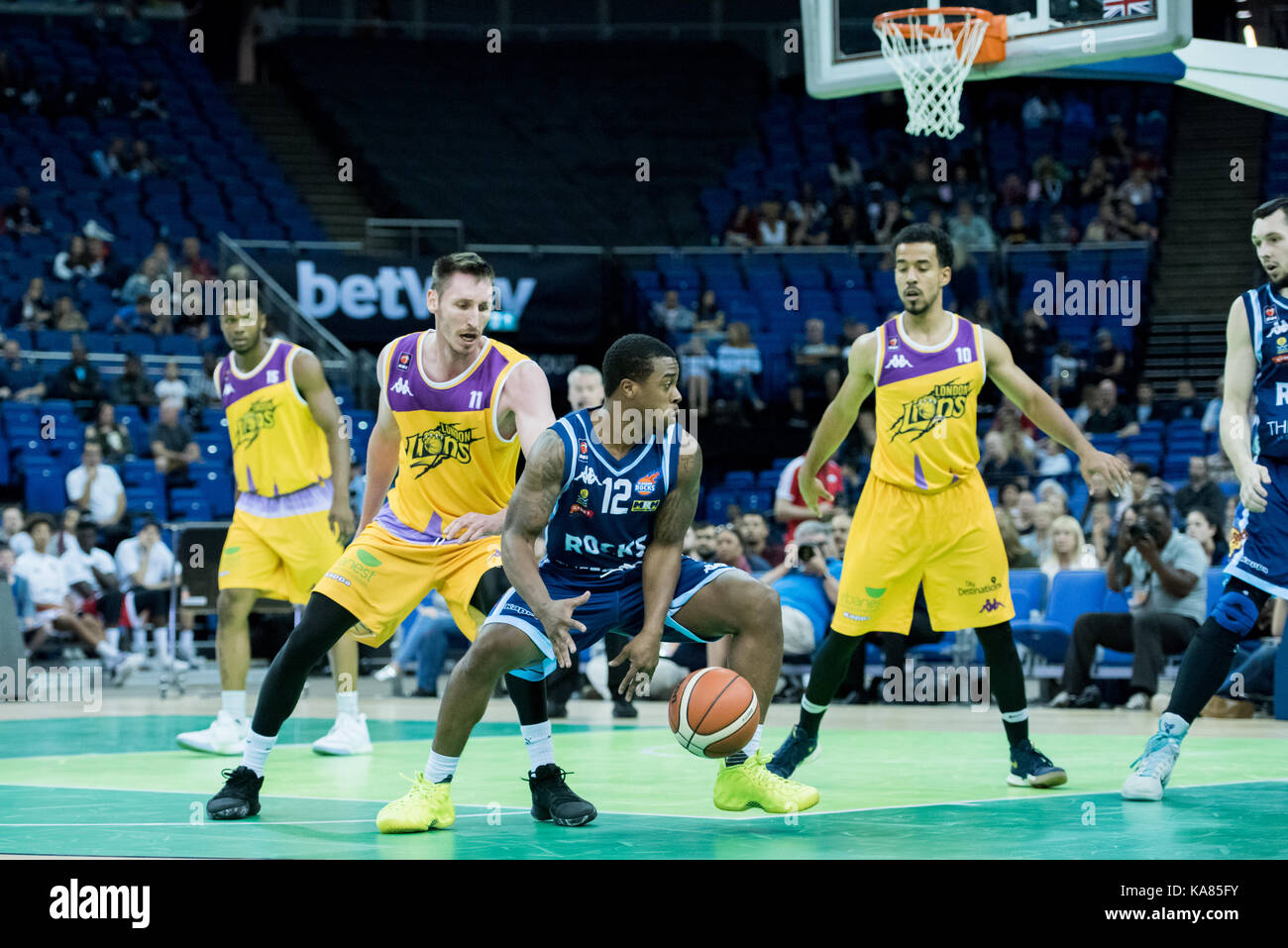 London, UK. 24th Sep, 2017. Betway AllStars Basketball Championship at