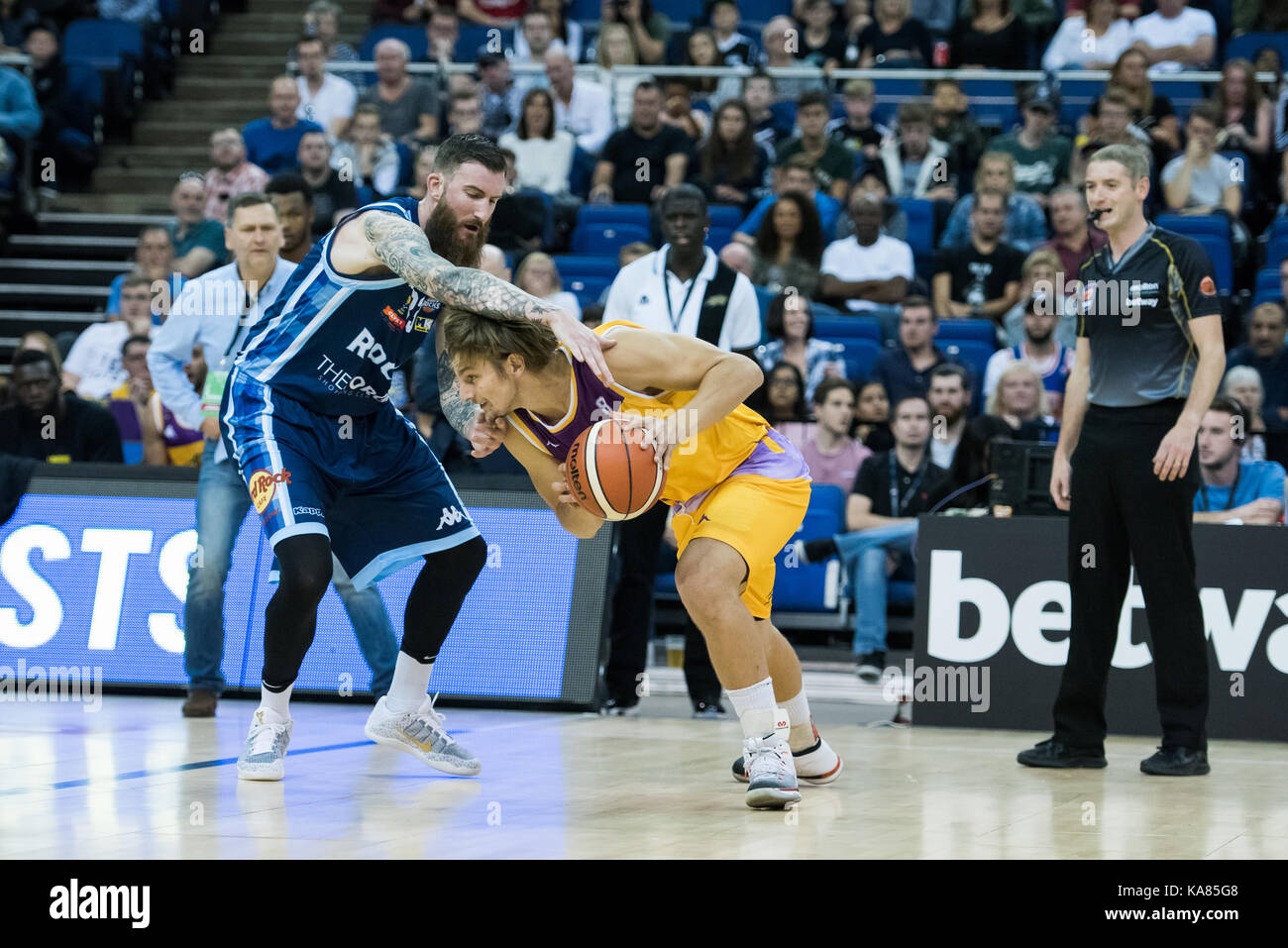 London, UK. 24th Sep, 2017. Betway AllStars Basketball Championship at