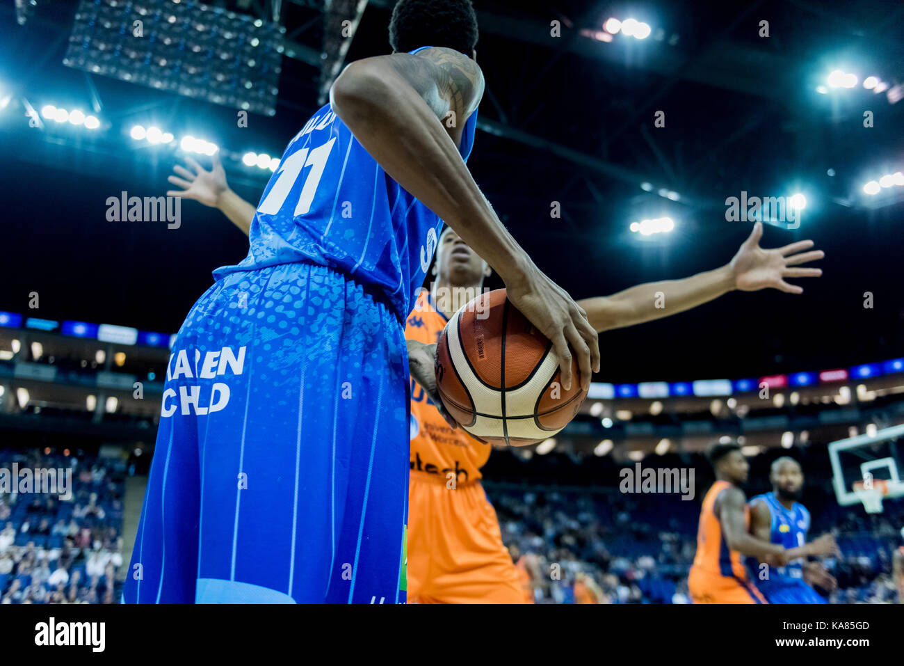 London, UK. 24th Sep, 2017. Betway AllStars Basketball Championship at