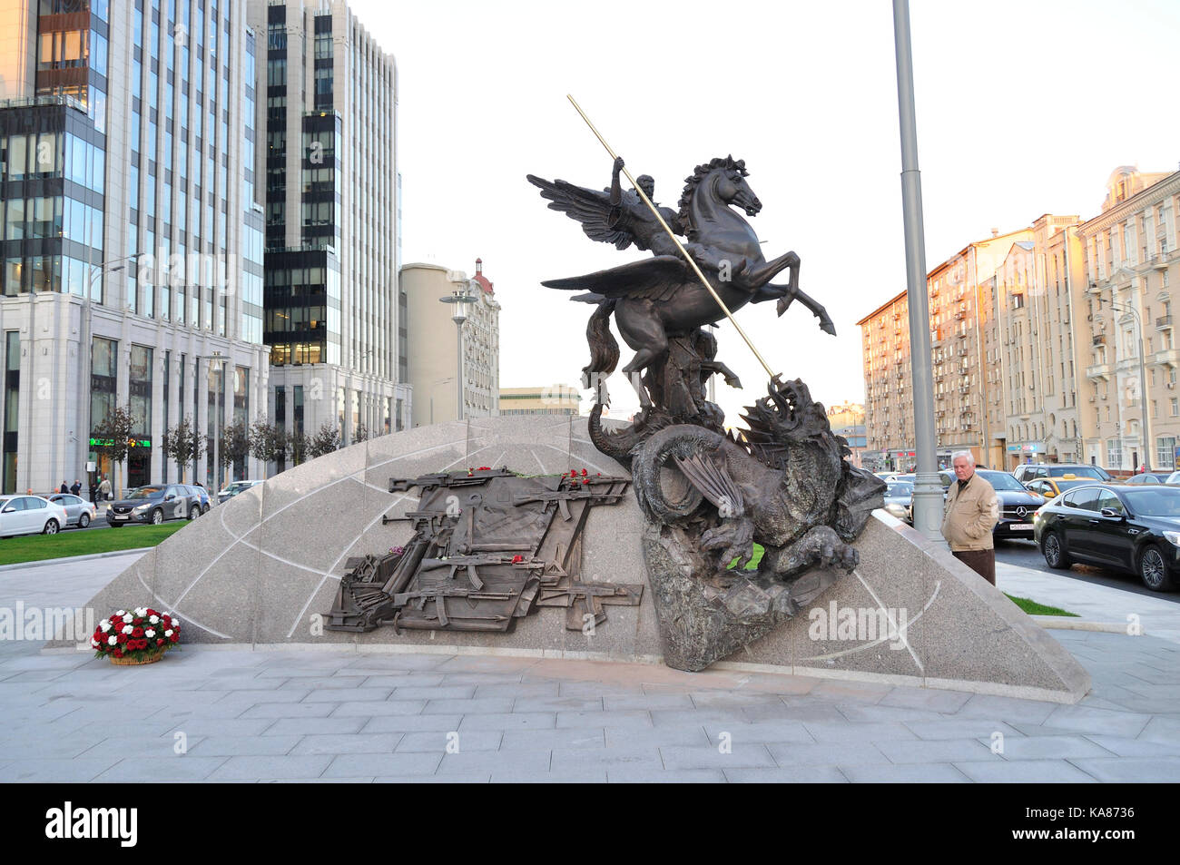 彫刻・オブジェ ak The monument dedicated to Mikhail Kalashnikov - the inventor of