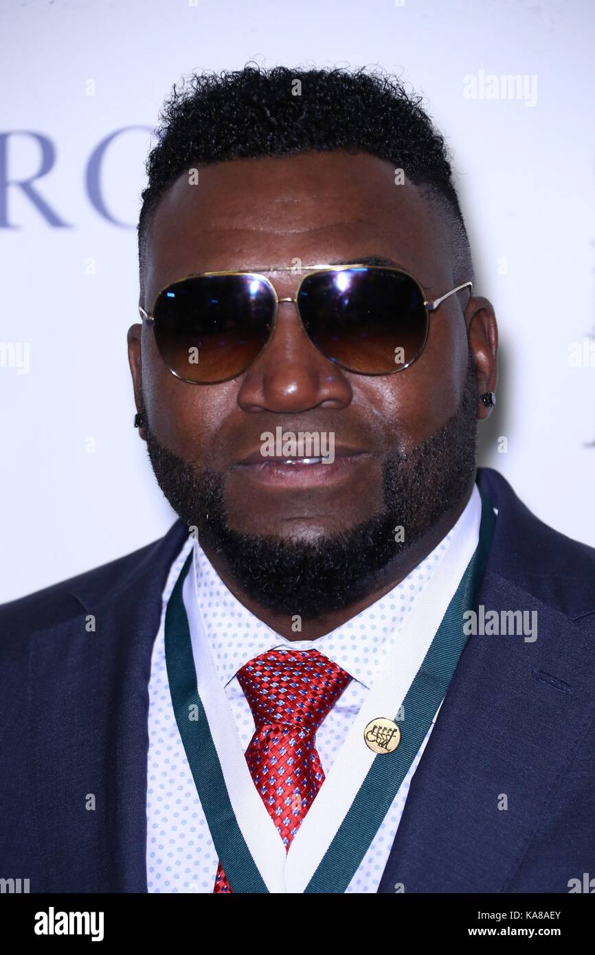 New York, NY, USA. 25th Sep, 2017. David Ortiz at arrivals for 32nd Annual Great Sports Legends Dinner Hosted by The Buoniconti Fund to Cure Paralysis, New York Hilton Midtown, New York, NY September 25, 2017. Credit: John Nacion/Everett Collection/Alamy Live News Stock Photo