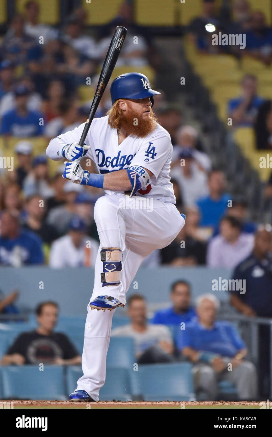 Los Angeles, California, USA. 5th Sep, 2017. Justin Turner (Dodgers