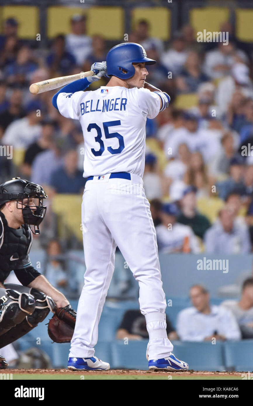 Los Angeles, California, USA. 6th Sep, 2017. Cody Bellinger (Dodgers) MLB : Cody  Bellinger of the Los Angeles Dodgers at bat during the Major League  Baseball game against the Arizona Diamondbacks at