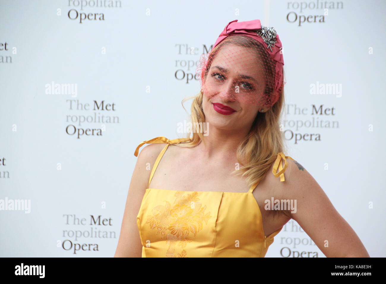 New York, US. 25th Sep, 2017. Artist Jemima Kirke attends the season ...