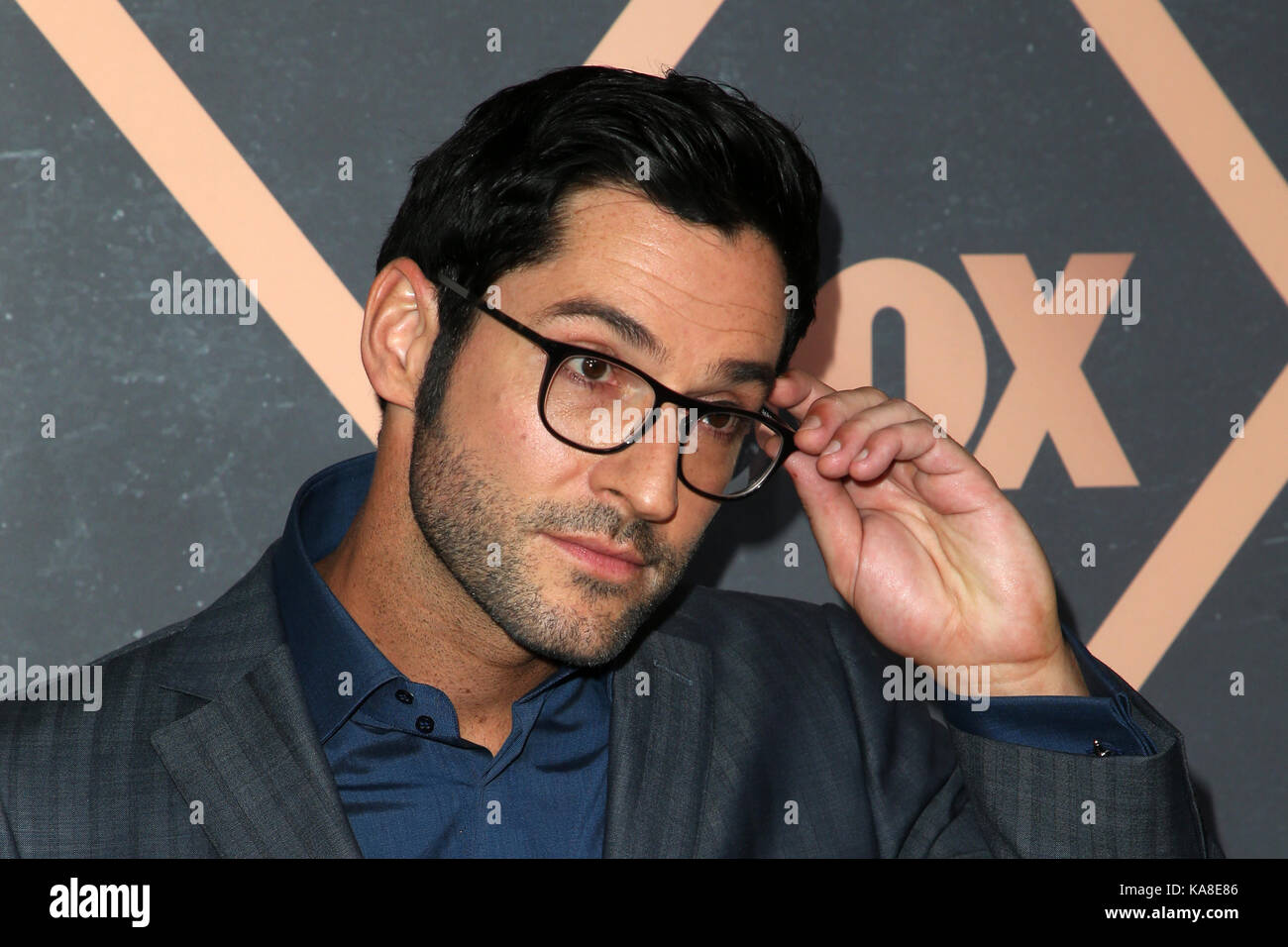 WEST HOLLYWOOD, CA - SEPTEMBER 25: Tom Ellis, at FOX Fall Party at Catch LA on September 25, 2017 in Los Angeles, California. Credit: Faye Sadou/MediaPunch Stock Photo