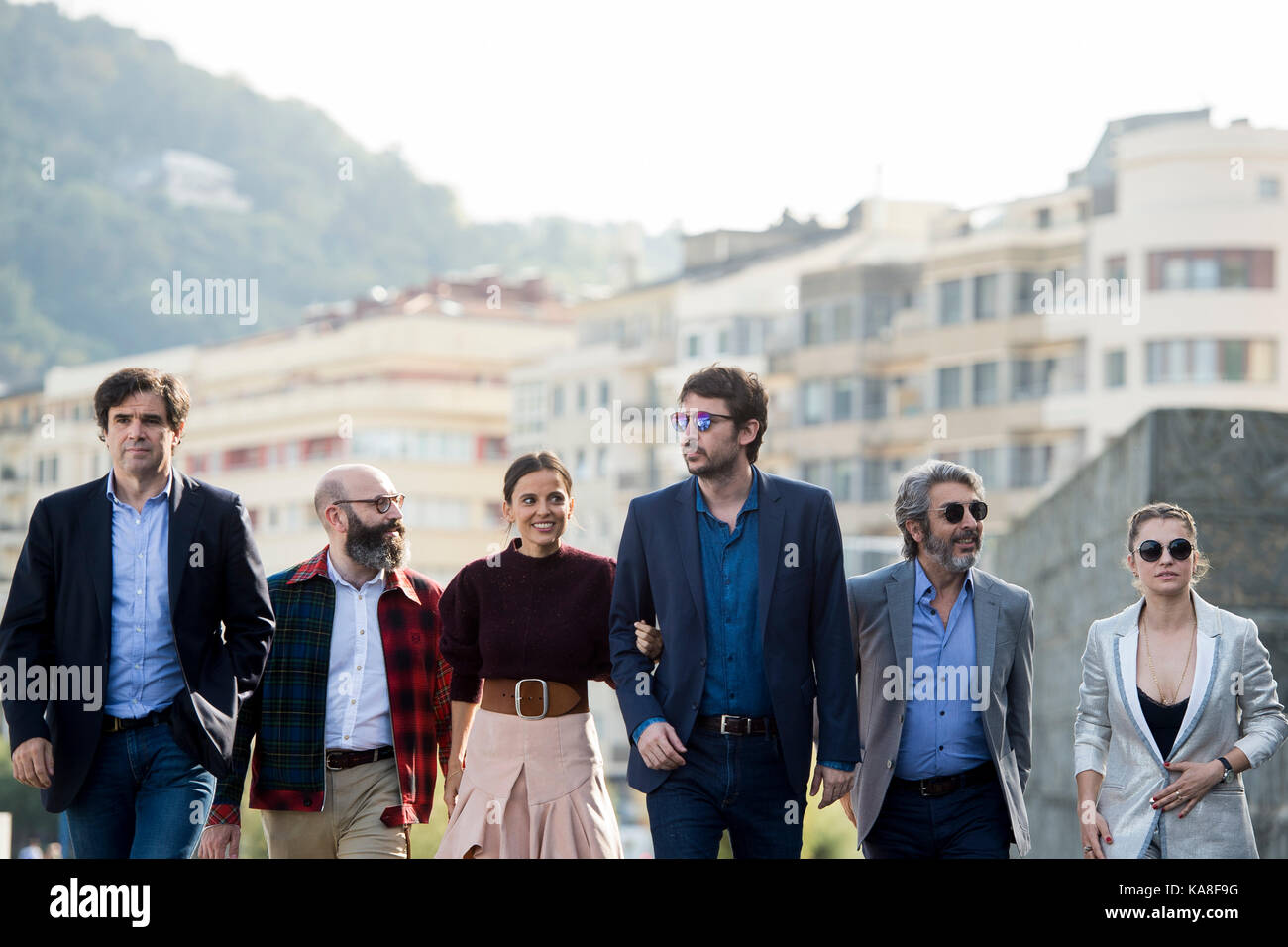 San Sebastian, Spain. 26th Sep, 2017. Ricardo Darin, Elena Anaya