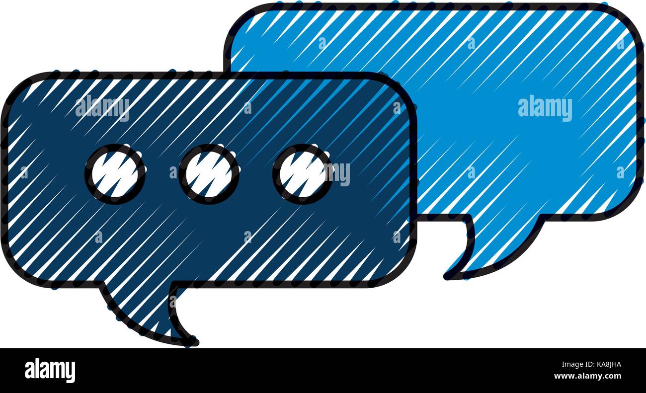 speech bubbles message chat talk concept Stock Vector Image & Art - Alamy