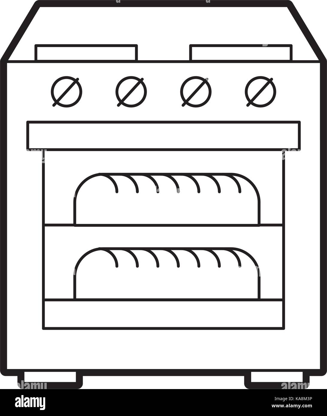 hot oven clipart