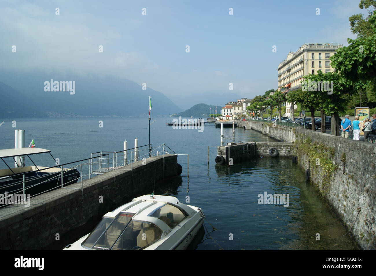 Stock photo map of Bellagio Lake Como