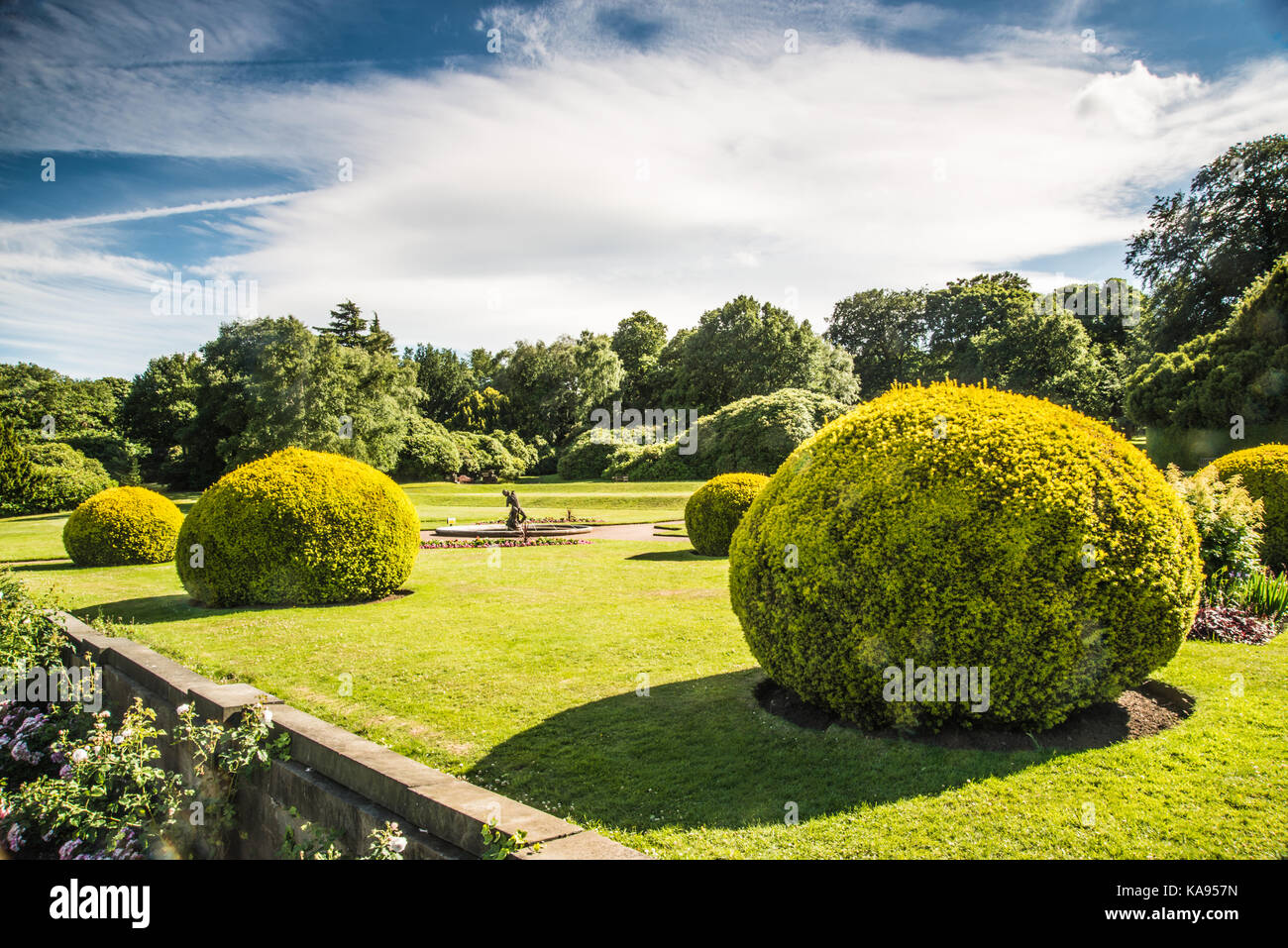 the English Gardens Ray Boswell Stock Photo Alamy