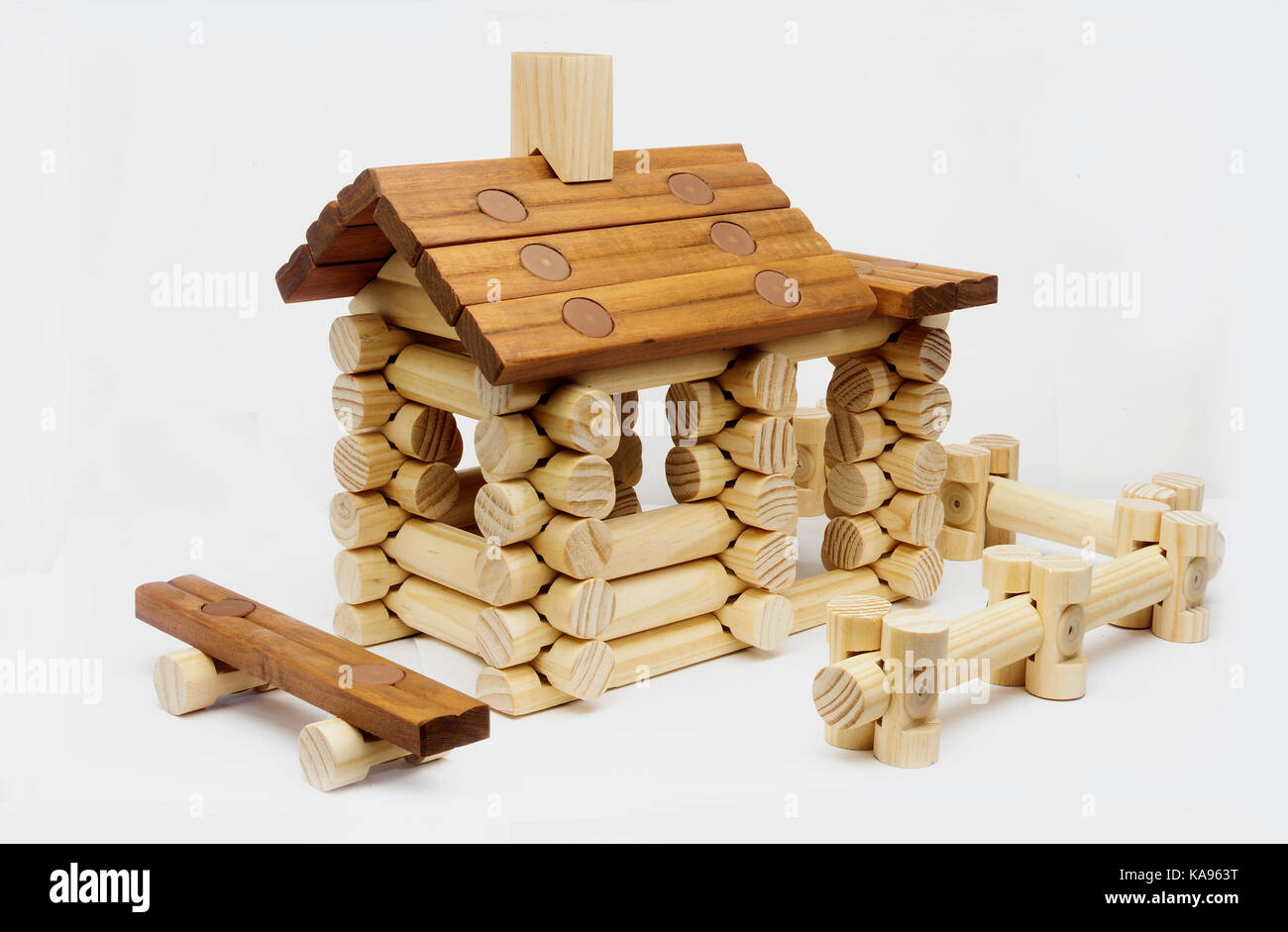 Small Log Home Stock Photo 161242252 Alamy