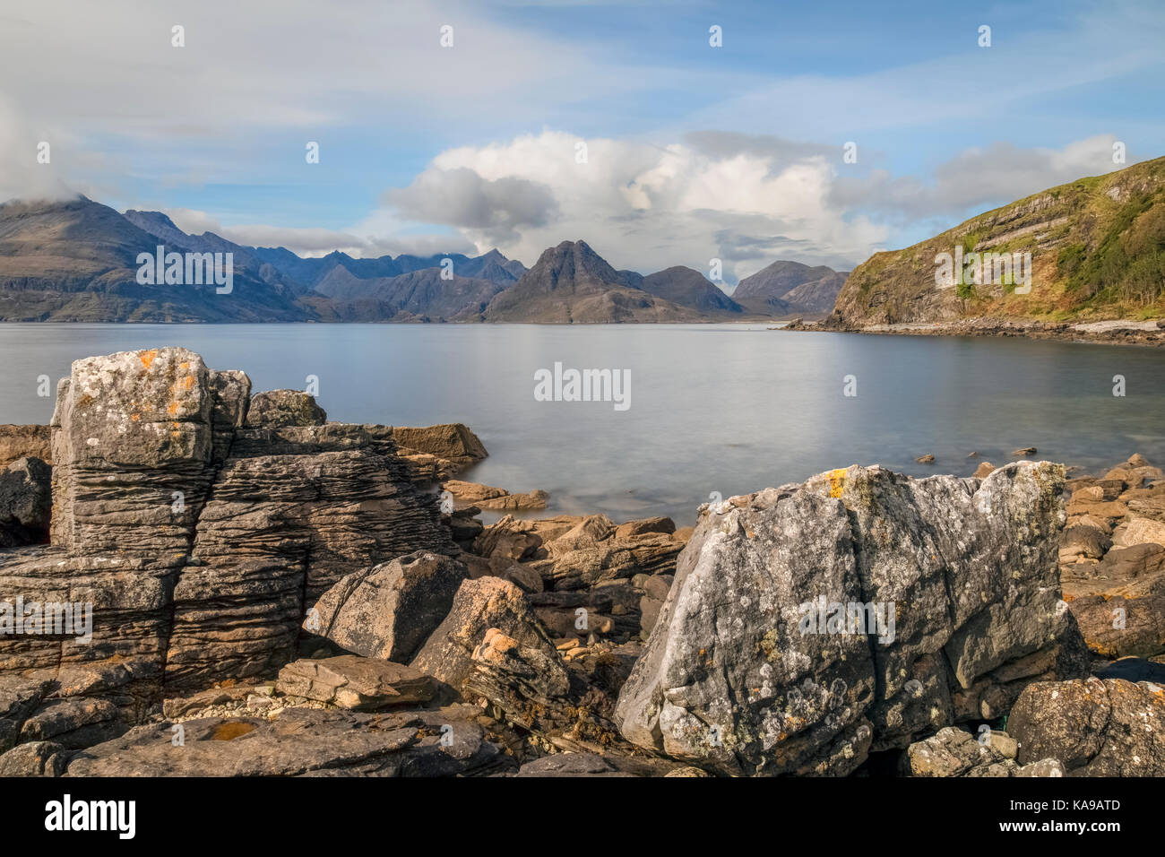 Elgol, Cuillin Mountains, Isle of Skye, Scotland, United Kingdom Stock Photo