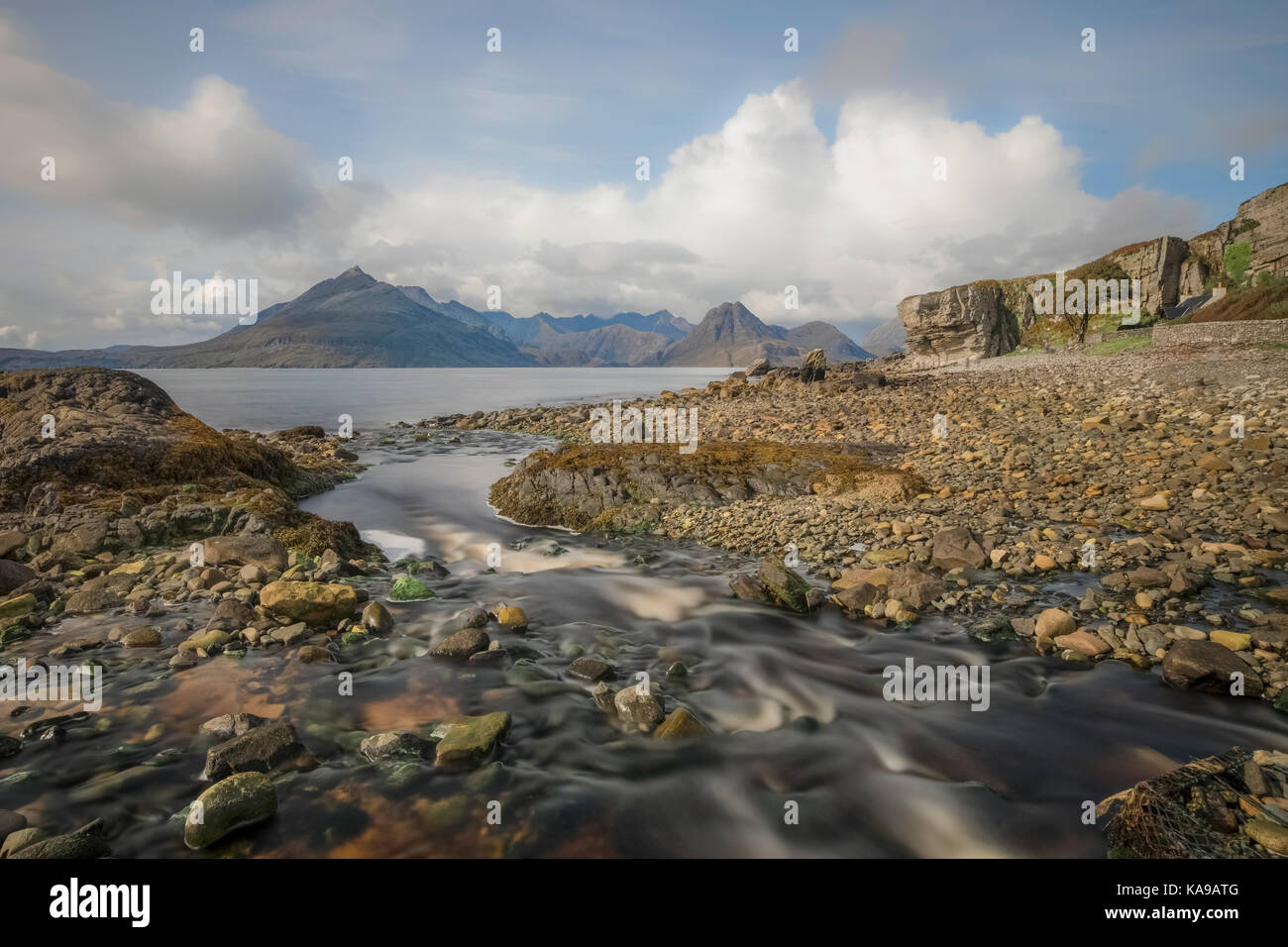 Elgol, Cuillin Mountains, Isle of Skye, Scotland, United Kingdom Stock Photo